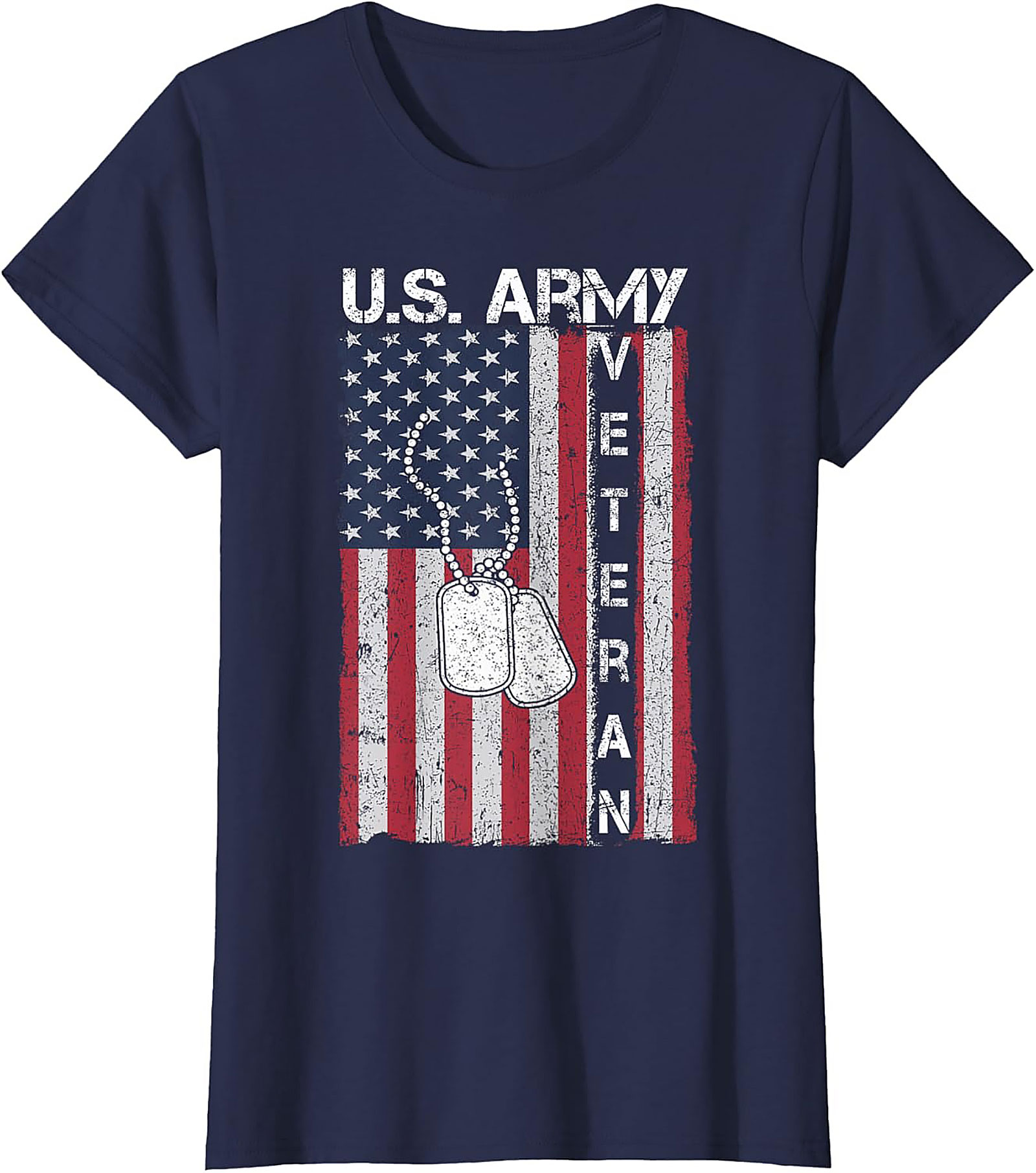 U.S. Army Veteran T-shirt | Distressed Flag Graphic Tee