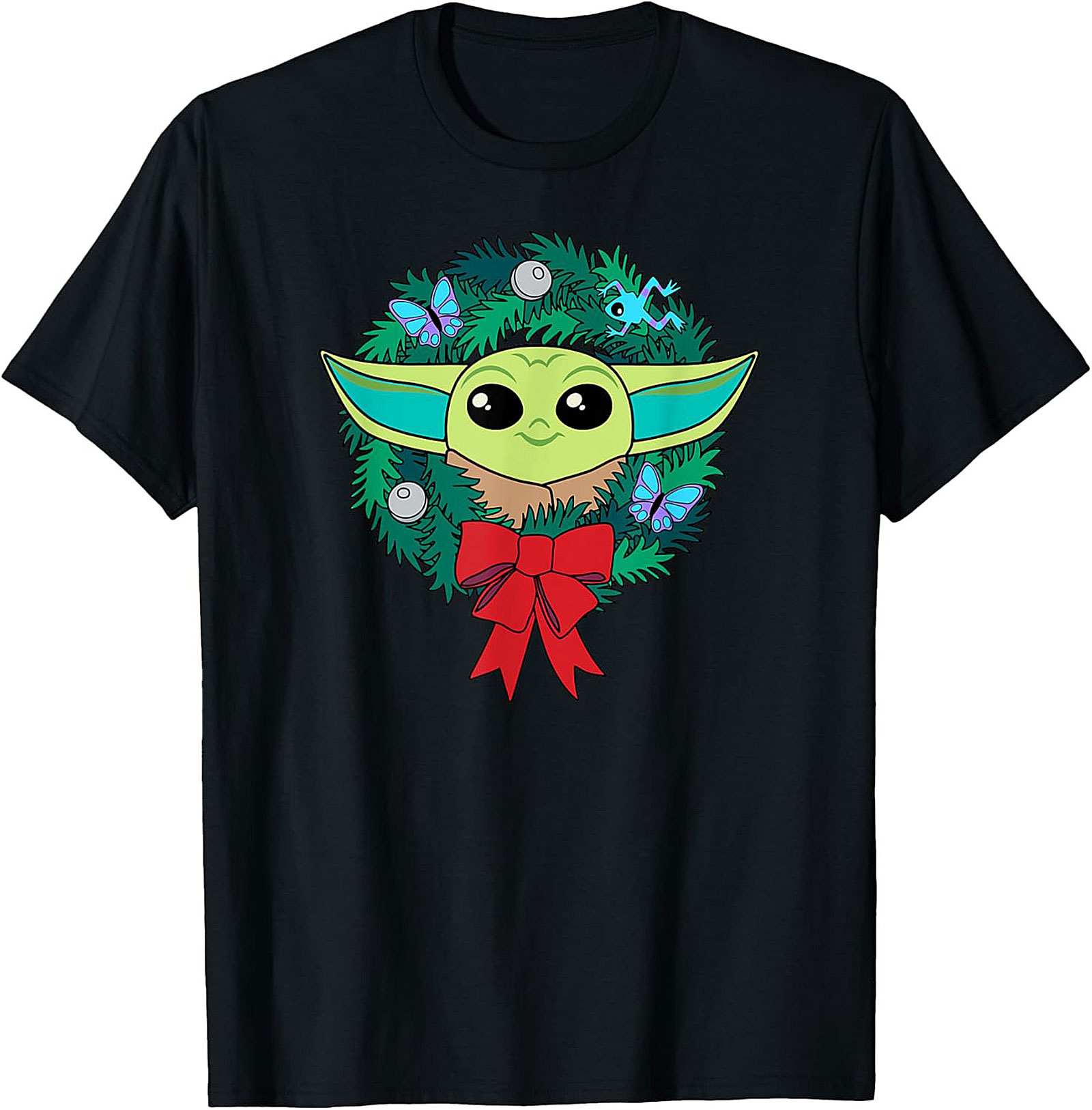 Grogu Christmas T-shirt  Holiday Graphic Tee Gift