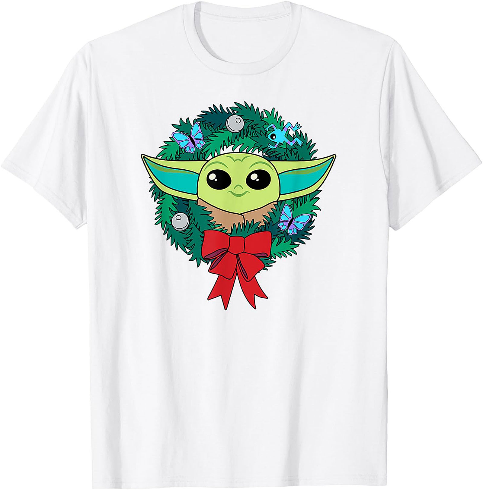 Grogu Christmas T-shirt  Holiday Graphic Tee Gift