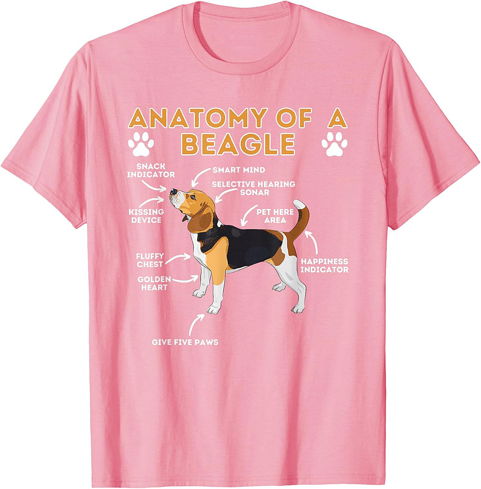 Funny Beagle Anatomy T-Shirt | The Essential Dog Lover Graphic Tee