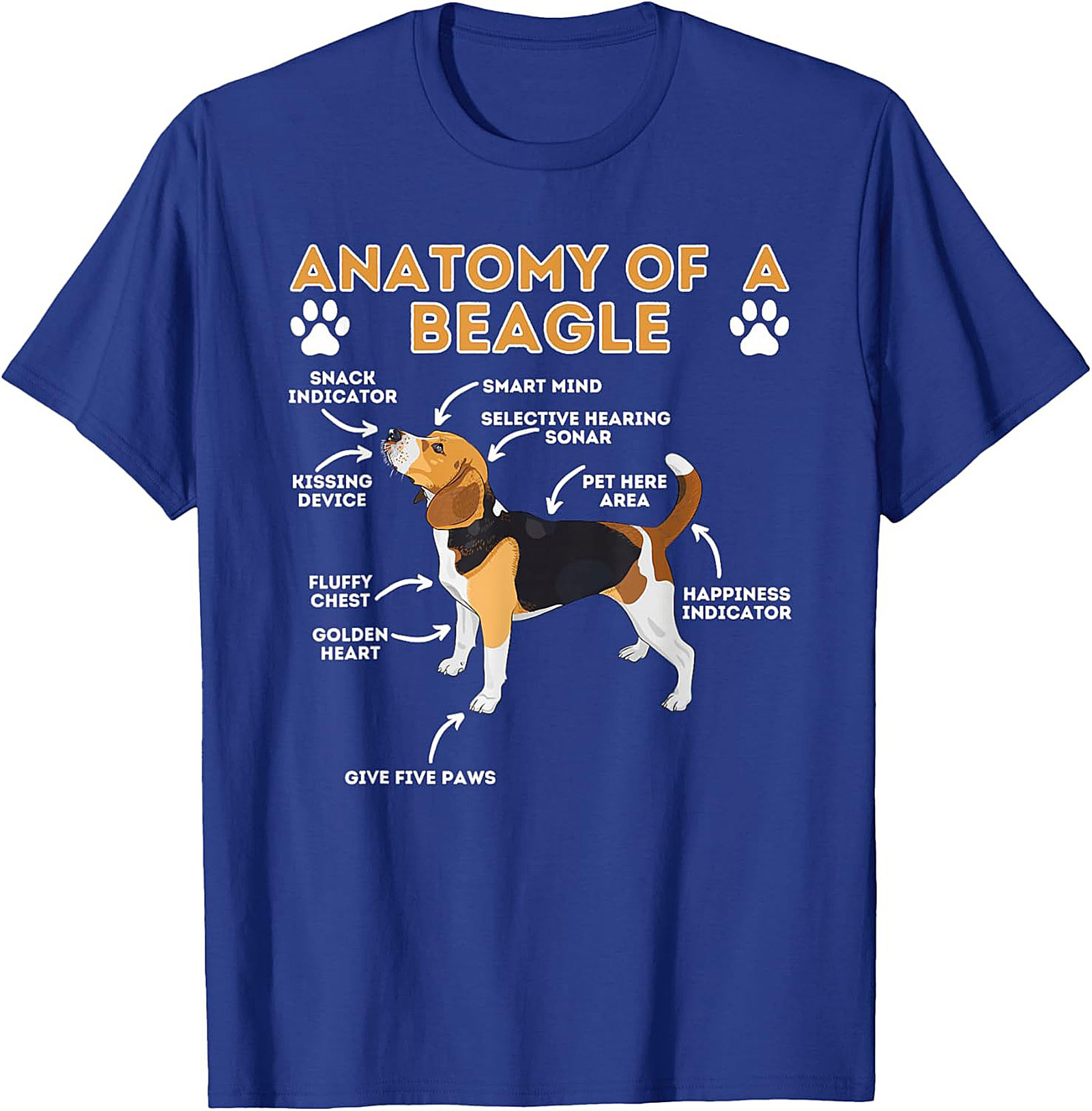 Funny Beagle Anatomy T-Shirt | The Essential Dog Lover Graphic Tee