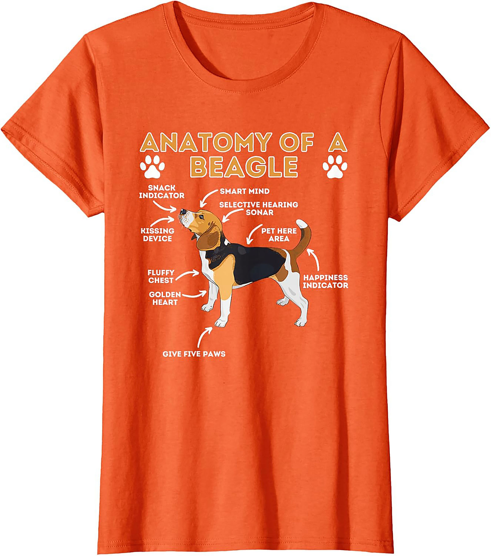 Funny Beagle Anatomy T-Shirt | The Essential Dog Lover Graphic Tee