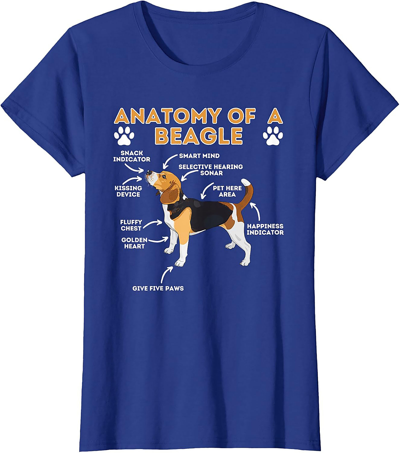 Funny Beagle Anatomy T-Shirt | The Essential Dog Lover Graphic Tee