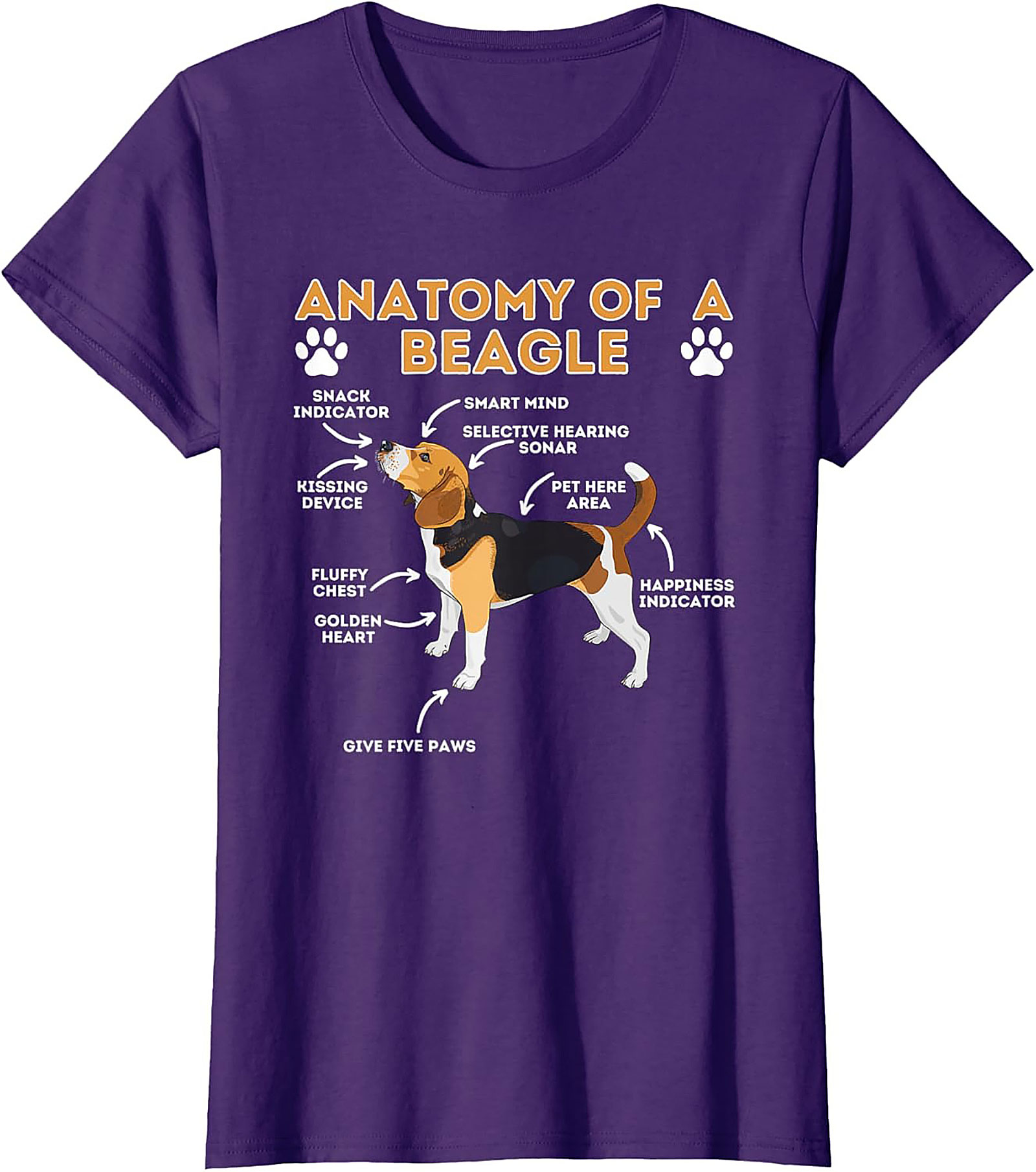 Funny Beagle Anatomy T-Shirt | The Essential Dog Lover Graphic Tee