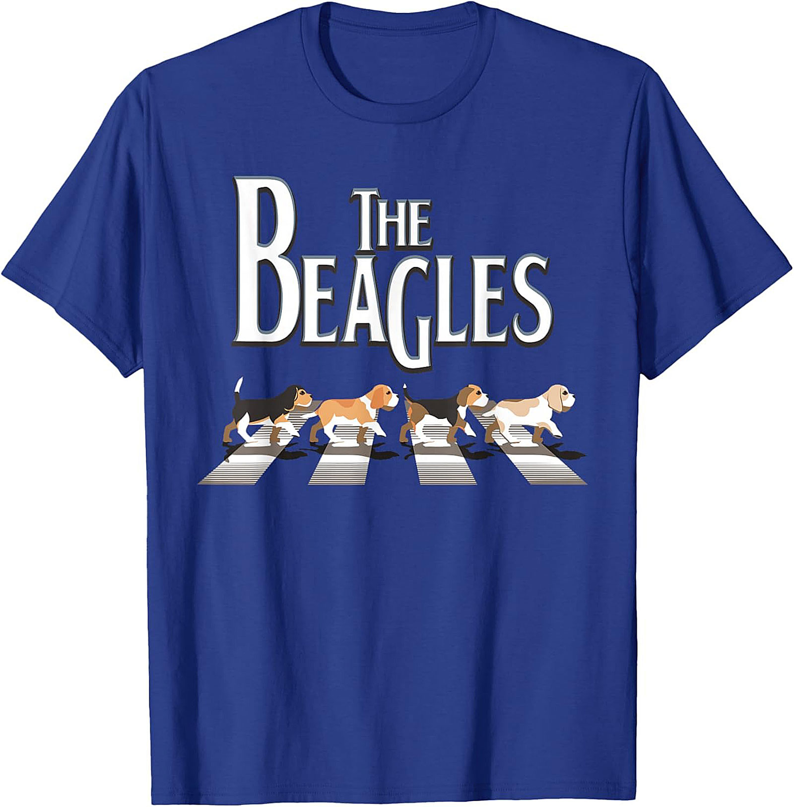 The Beagles T-Shirt - Funny Abbey Road Beagle Graphic Tee