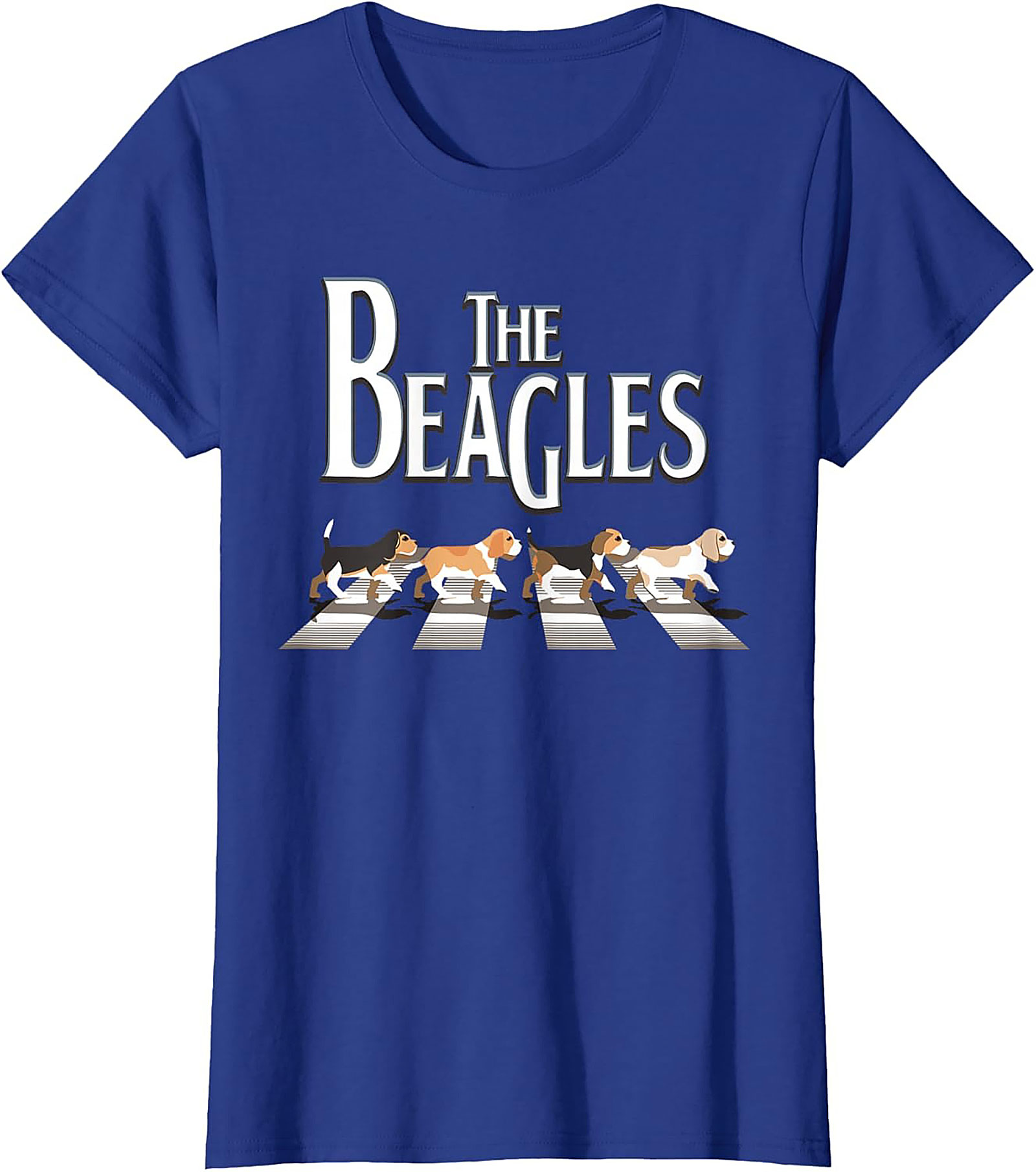 The Beagles T-Shirt - Funny Abbey Road Beagle Graphic Tee