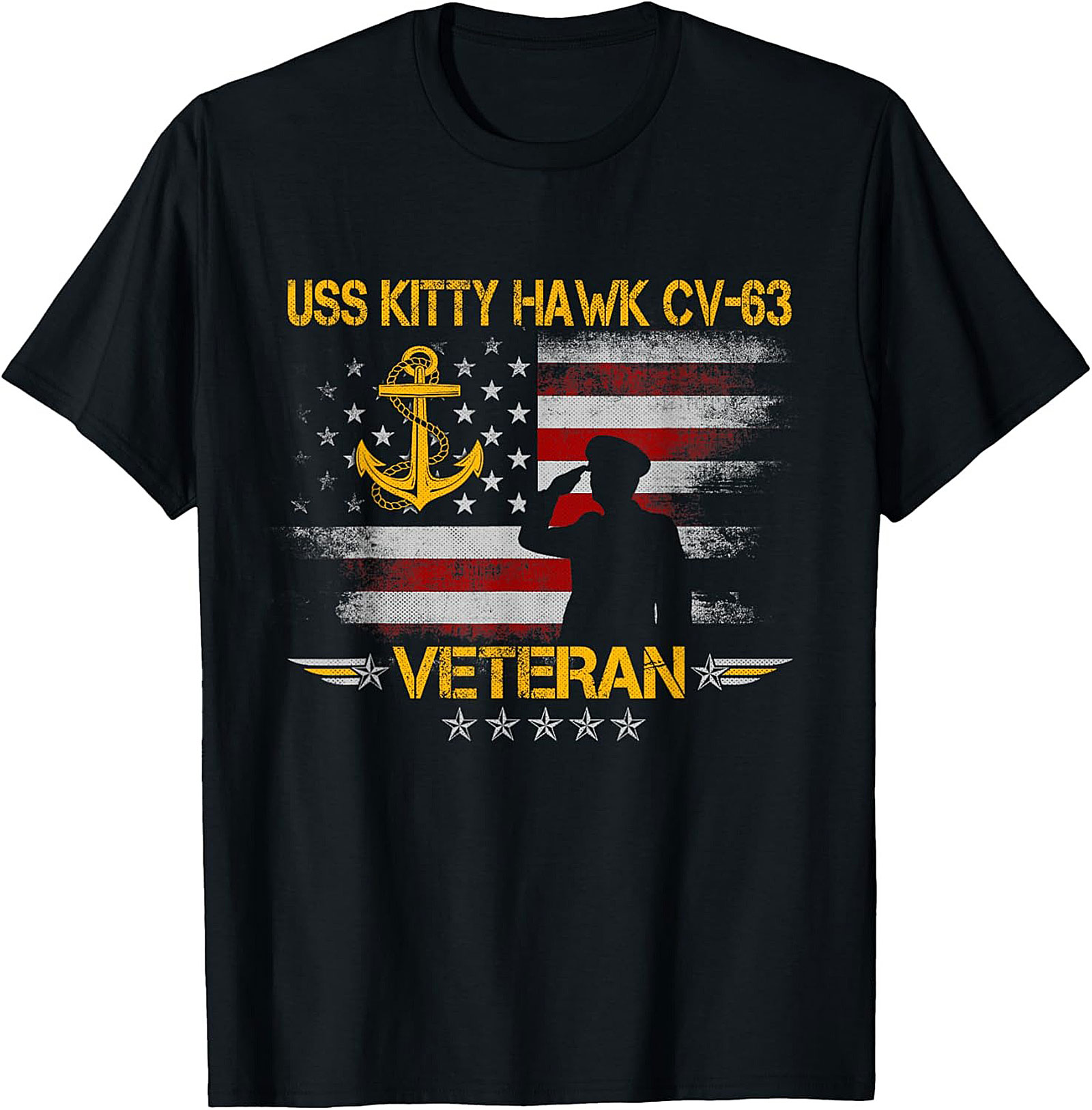 USS Kitty Hawk CV-63 Veteran T-Shirt | Navy Tee Gift
