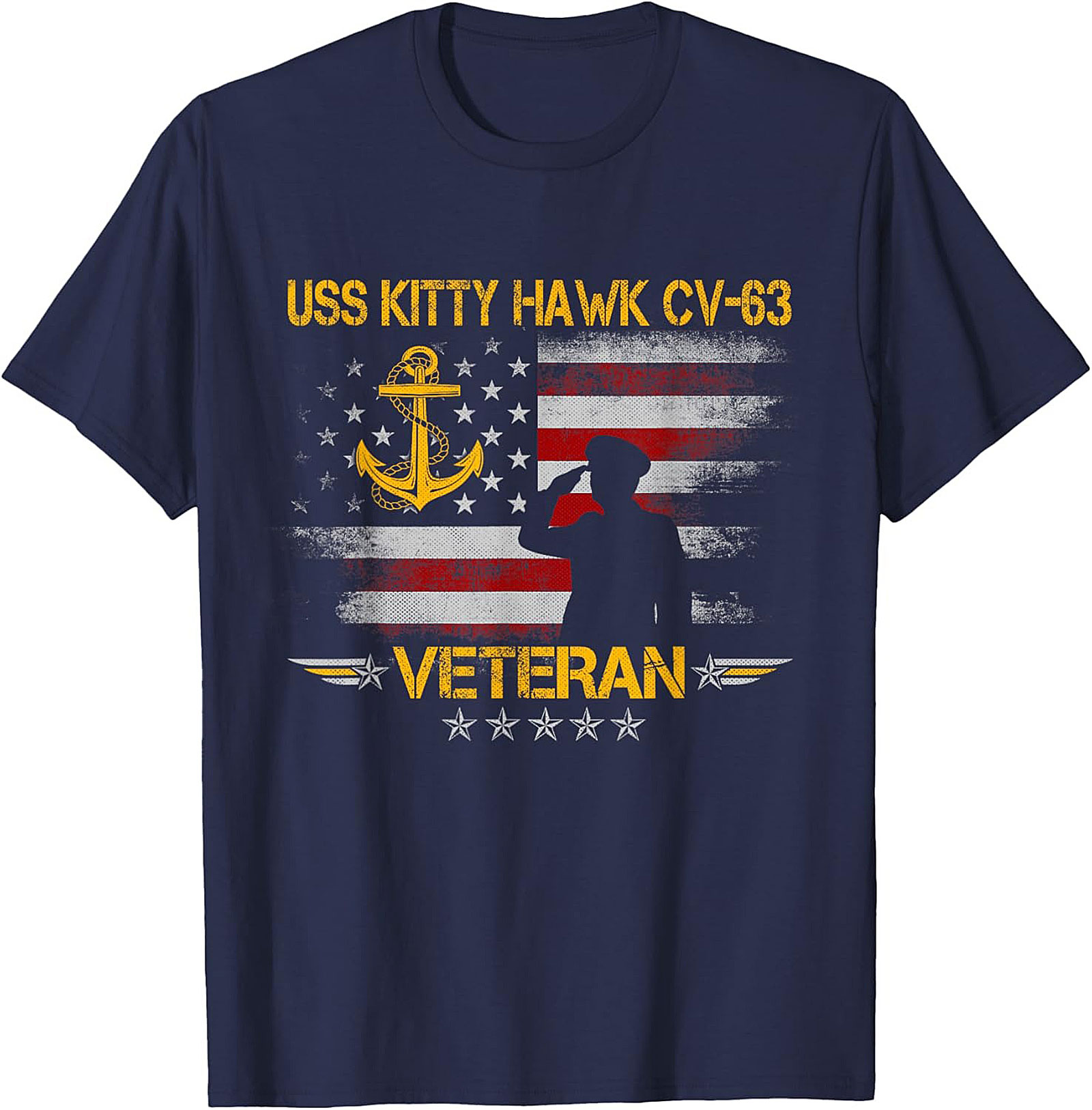 USS Kitty Hawk CV-63 Veteran T-Shirt | Navy Tee Gift
