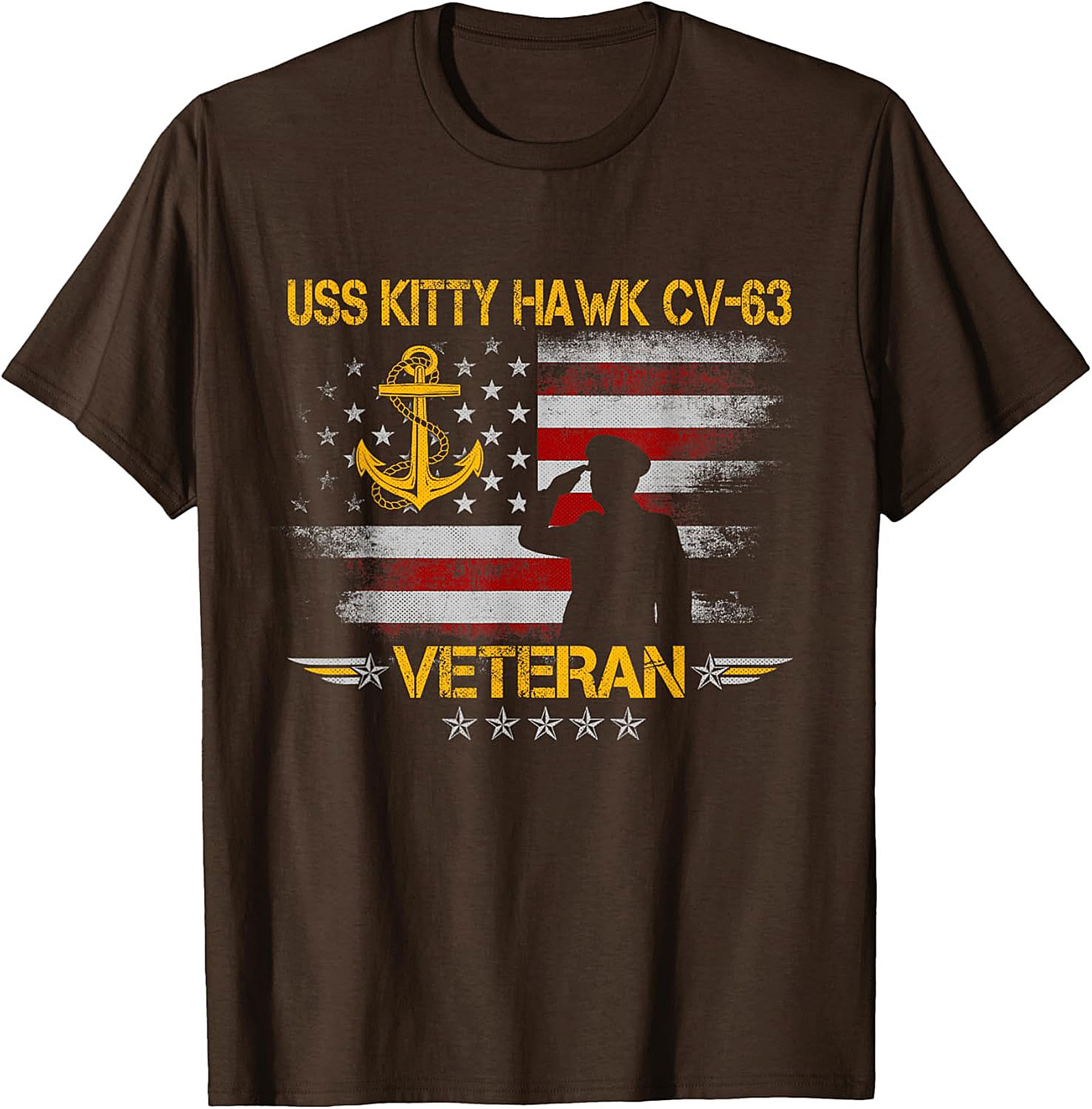 USS Kitty Hawk CV-63 Veteran T-Shirt | Navy Tee Gift