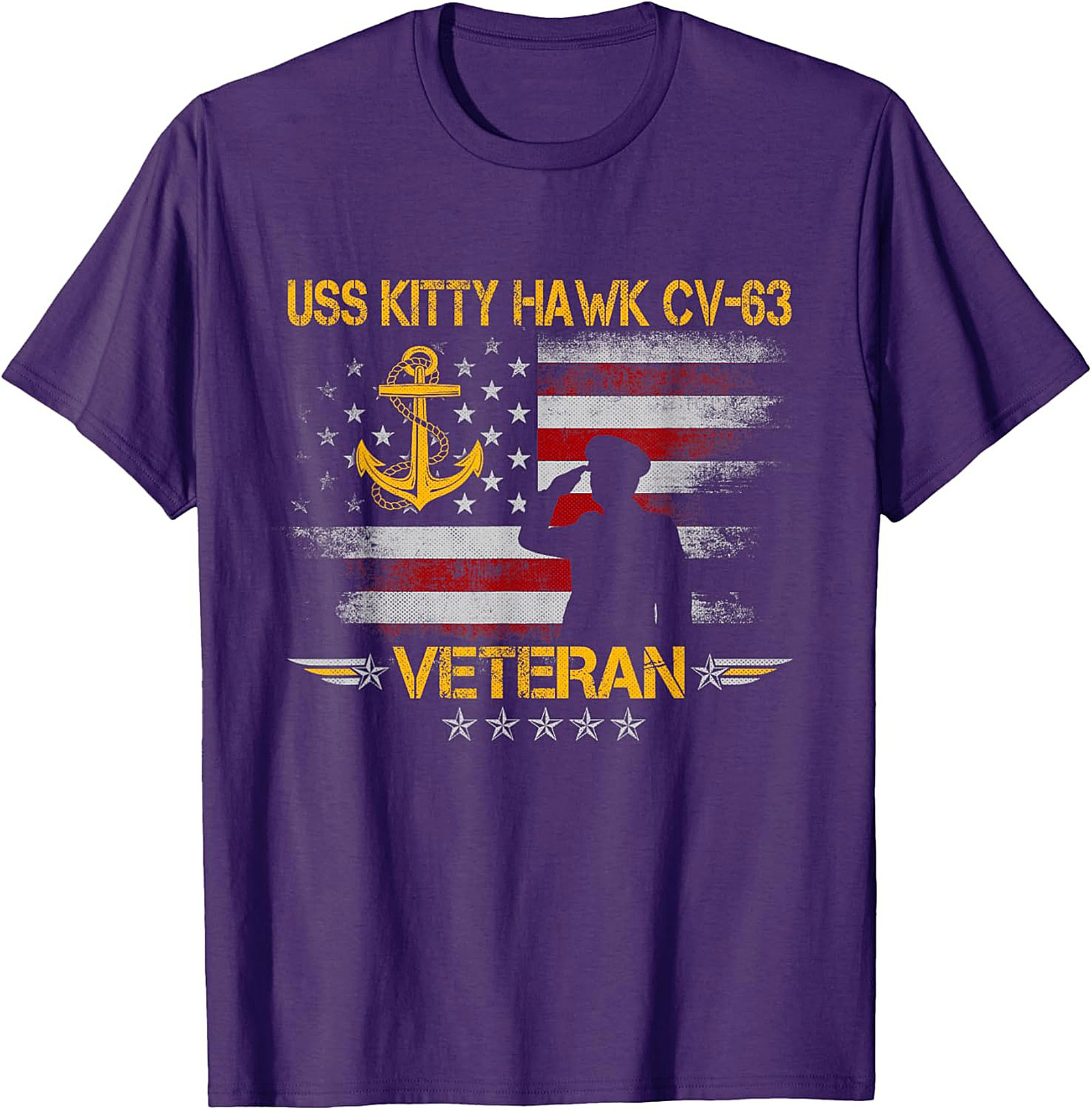 USS Kitty Hawk CV-63 Veteran T-Shirt | Navy Tee Gift