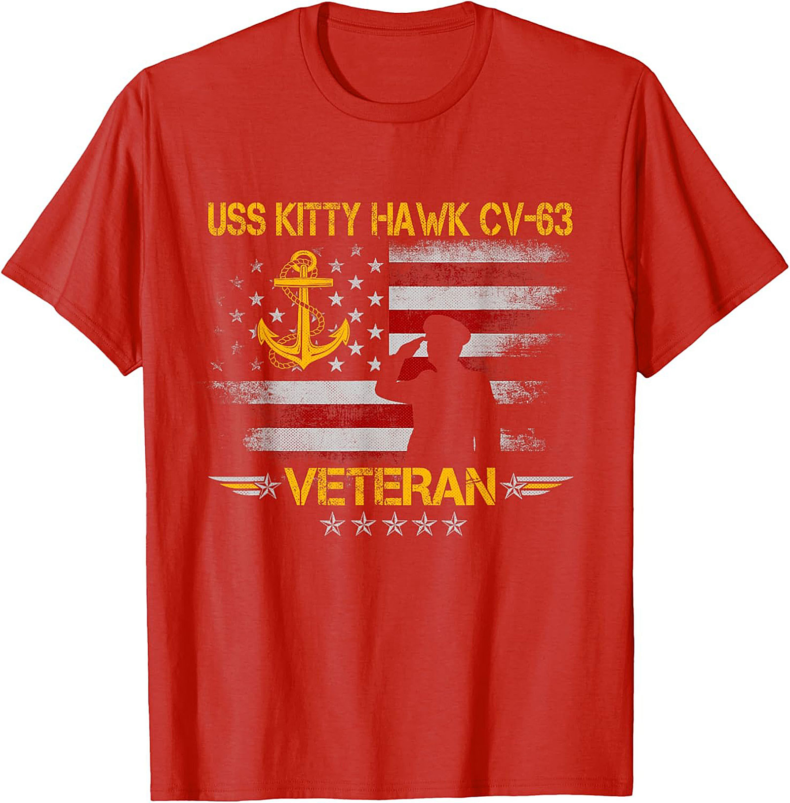 USS Kitty Hawk CV-63 Veteran T-Shirt | Navy Tee Gift