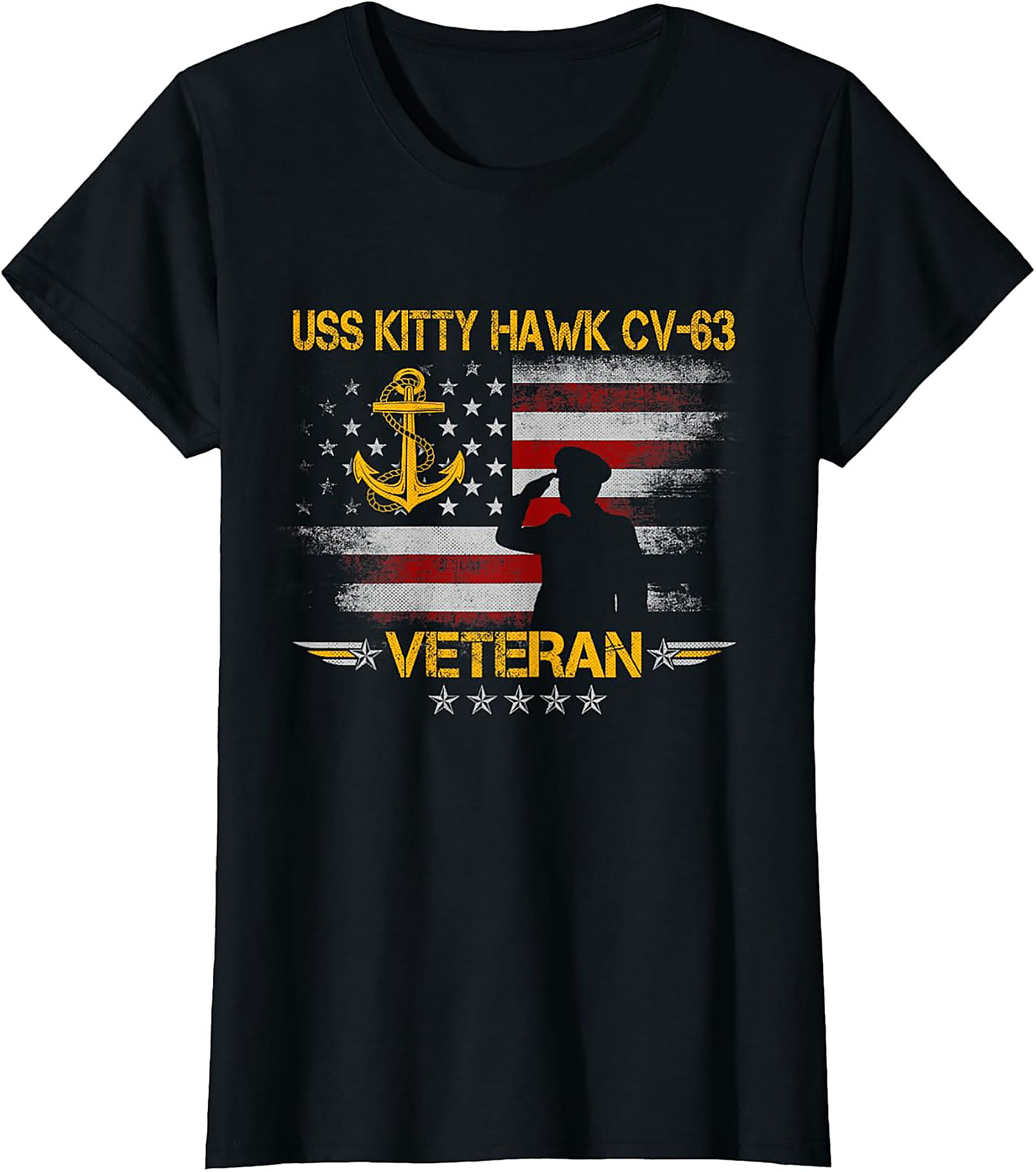 USS Kitty Hawk CV-63 Veteran T-Shirt | Navy Tee Gift