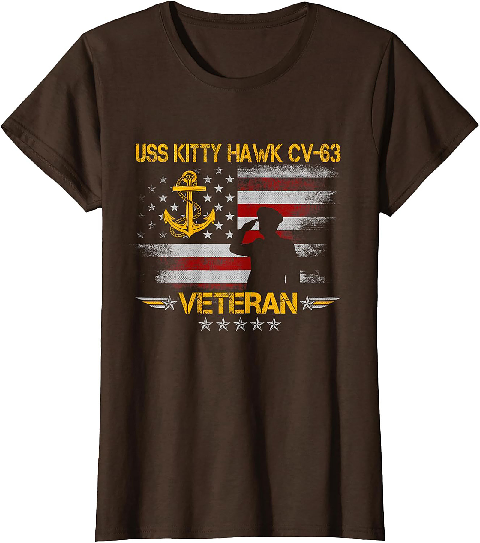USS Kitty Hawk CV-63 Veteran T-Shirt | Navy Tee Gift