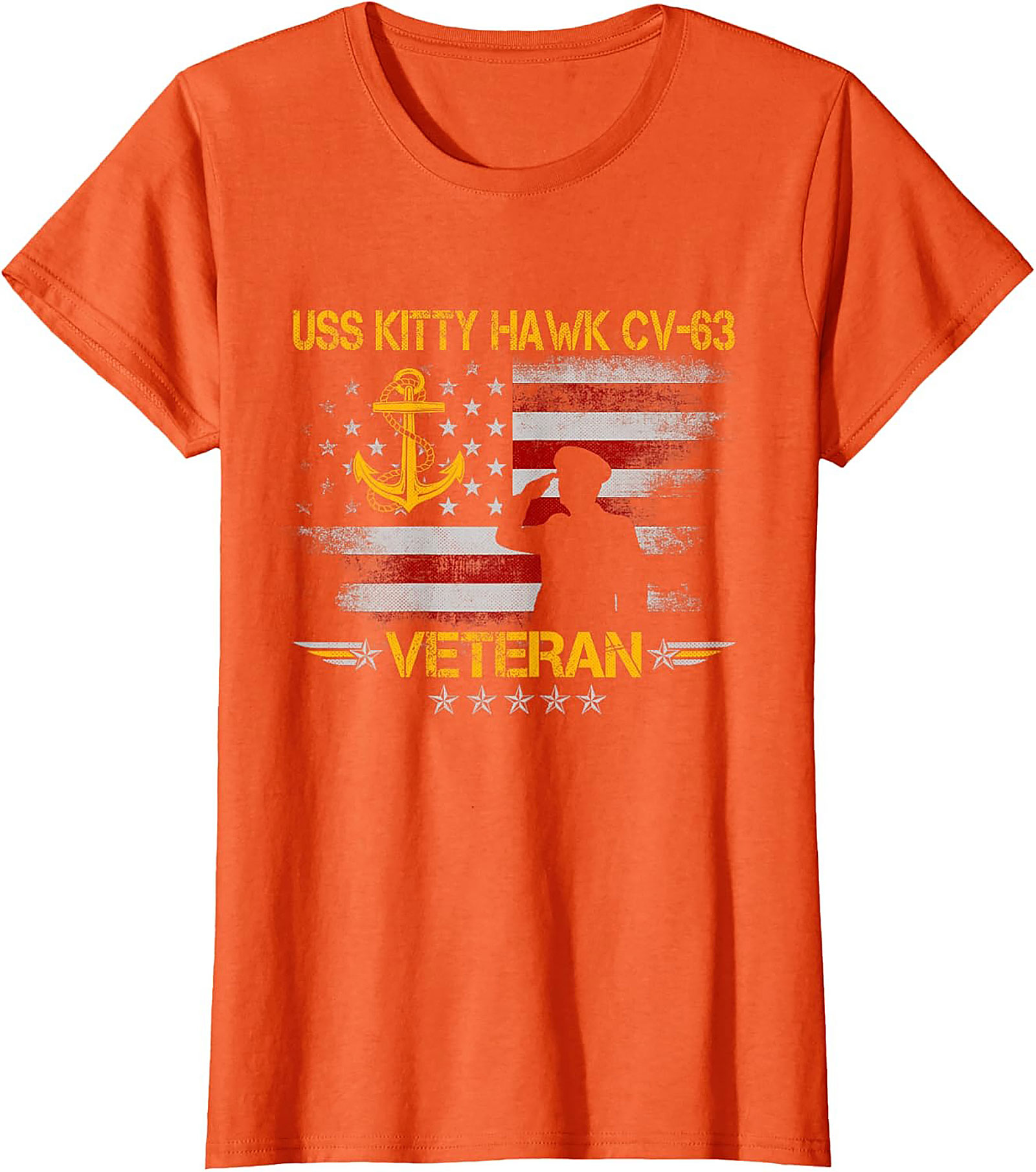 USS Kitty Hawk CV-63 Veteran T-Shirt | Navy Tee Gift