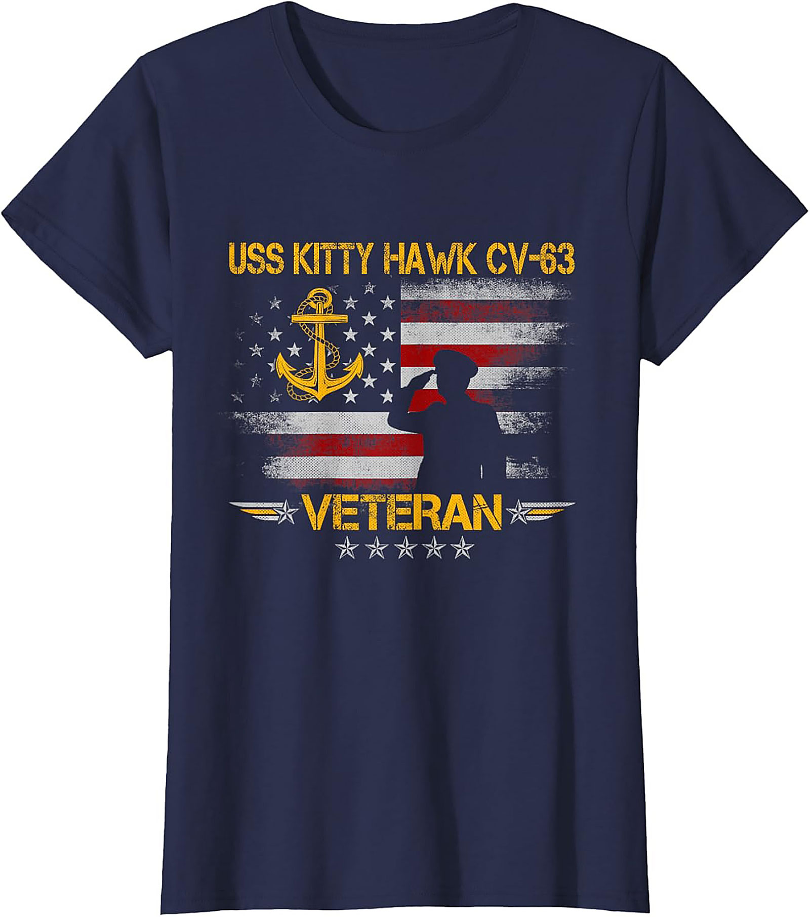 USS Kitty Hawk CV-63 Veteran T-Shirt | Navy Tee Gift