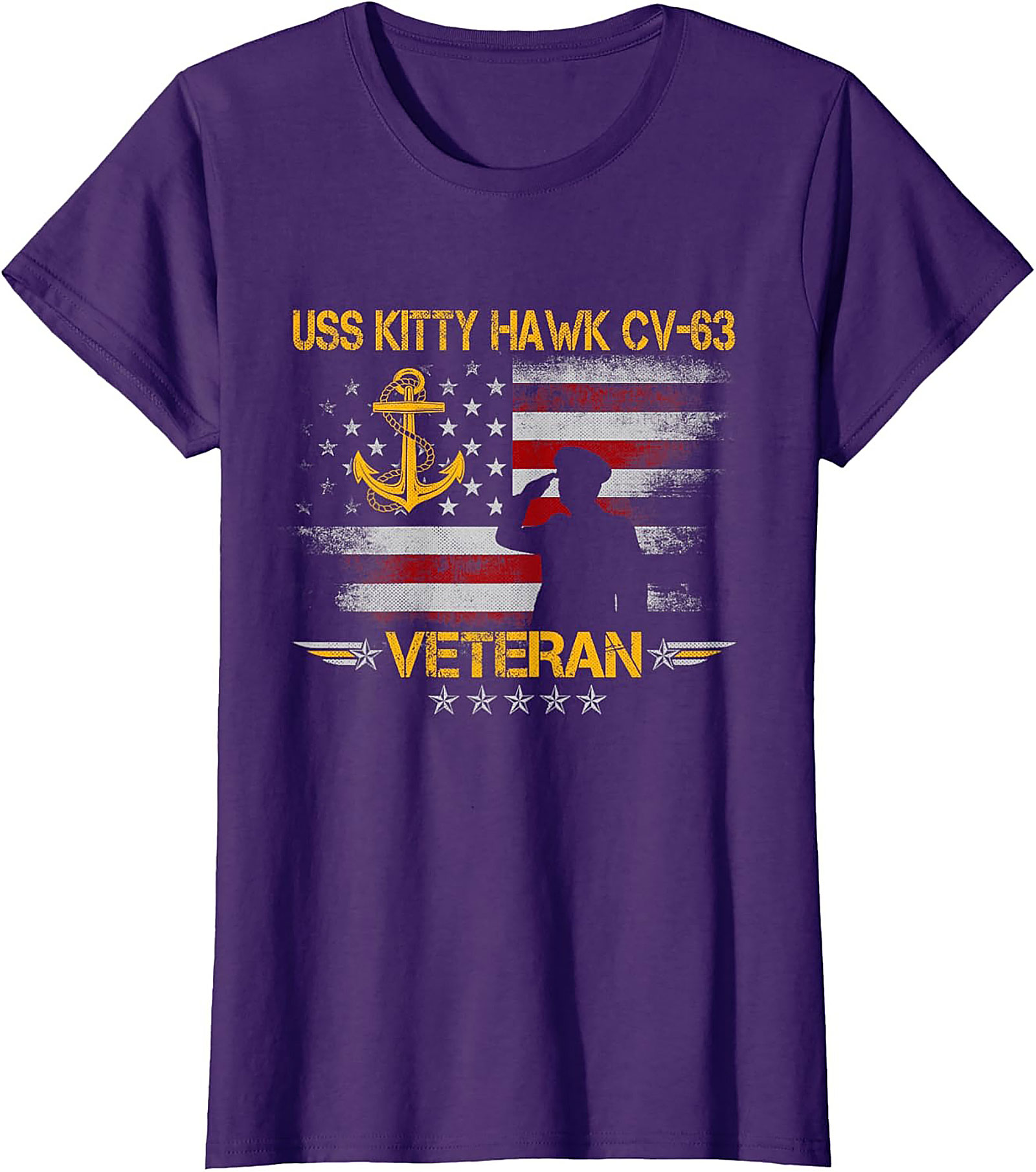 USS Kitty Hawk CV-63 Veteran T-Shirt | Navy Tee Gift