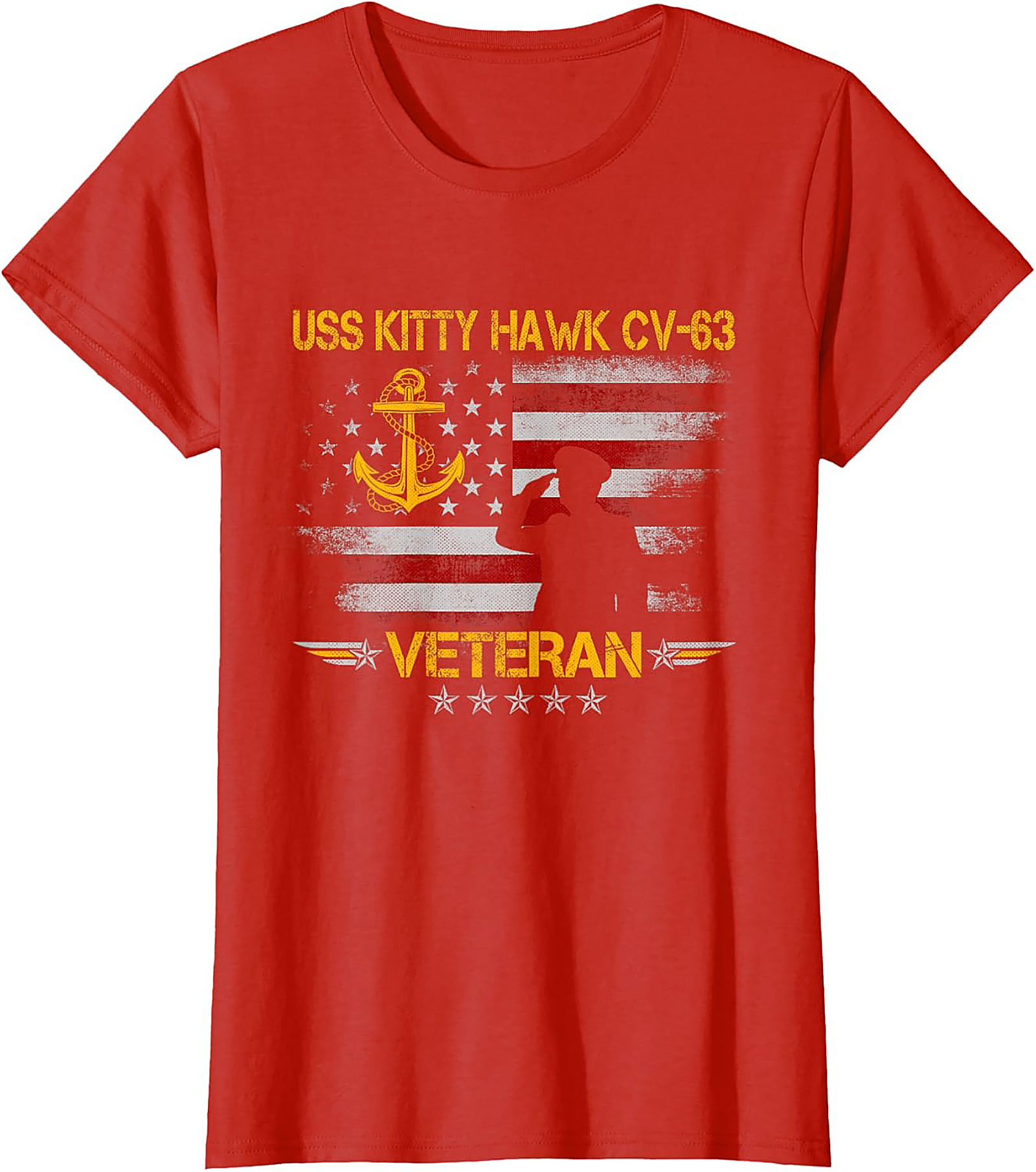 USS Kitty Hawk CV-63 Veteran T-Shirt | Navy Tee Gift