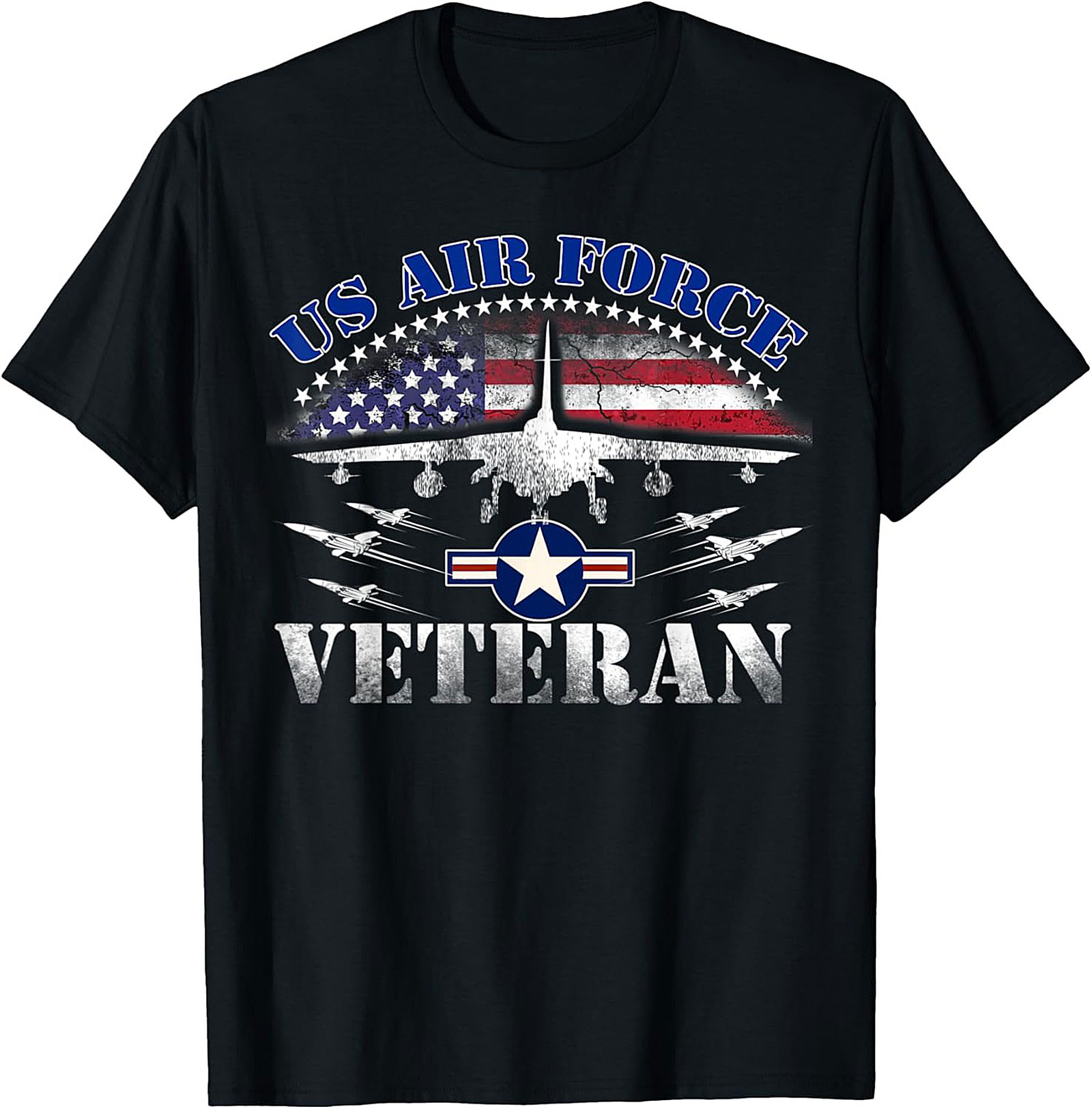 Air Force Veteran Graphic Tee | Patriotic Military Shirt