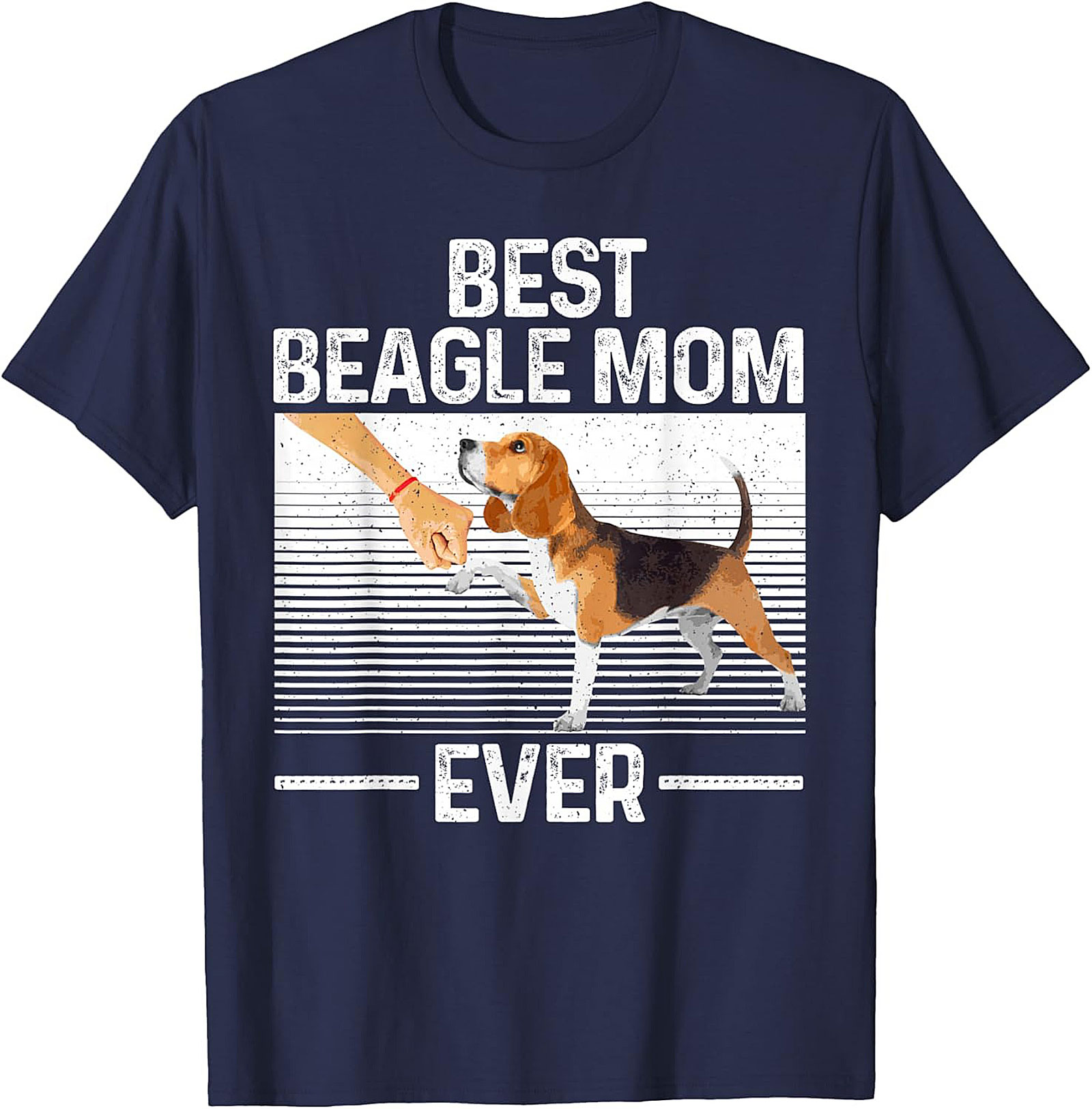 Best Beagle Mom Ever Graphic Tee - Funny Dog Lover T-Shirt