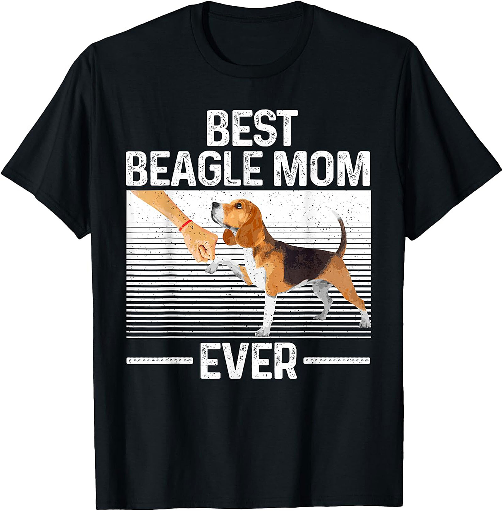 Best Beagle Mom Ever Graphic Tee - Funny Dog Lover T-Shirt