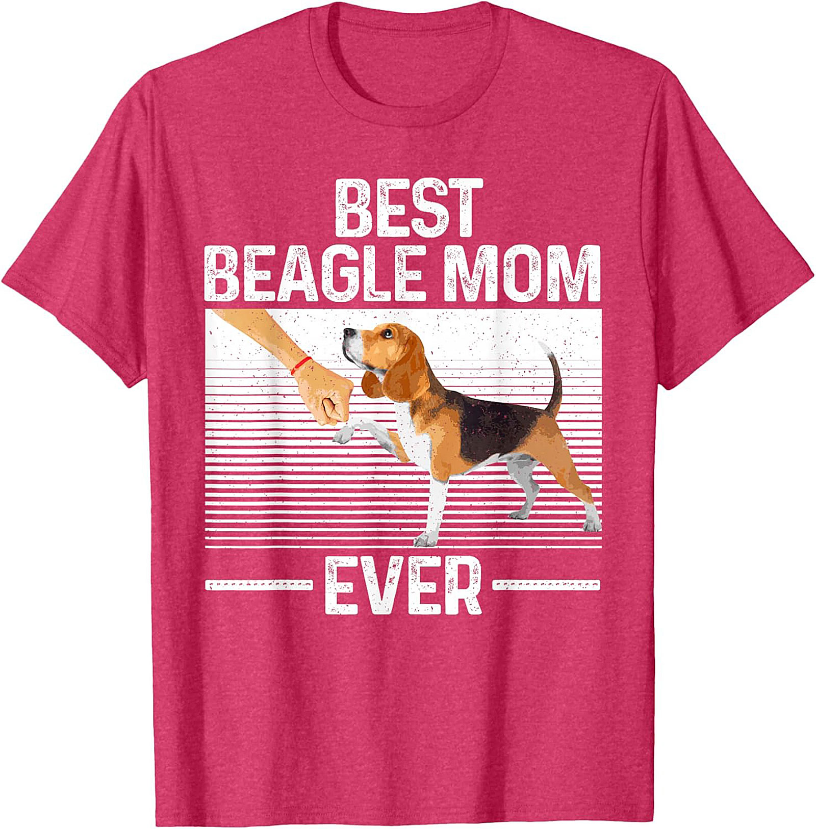 Best Beagle Mom Ever Graphic Tee - Funny Dog Lover T-Shirt