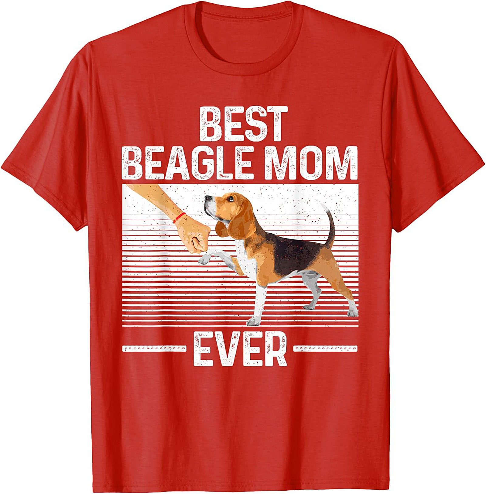 Best Beagle Mom Ever Graphic Tee - Funny Dog Lover T-Shirt