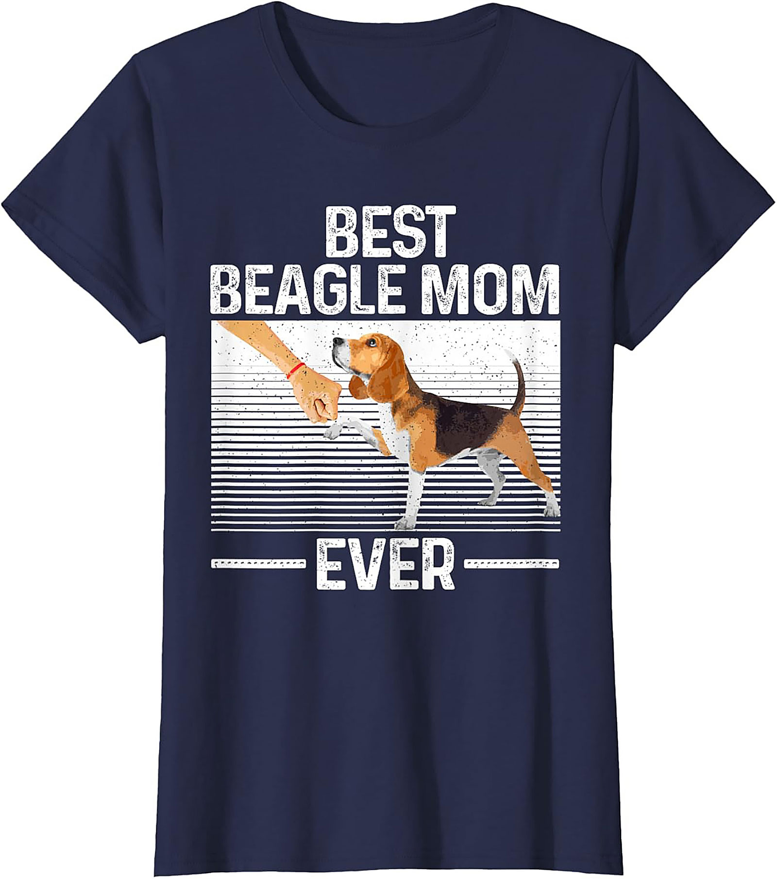 Best Beagle Mom Ever Graphic Tee - Funny Dog Lover T-Shirt