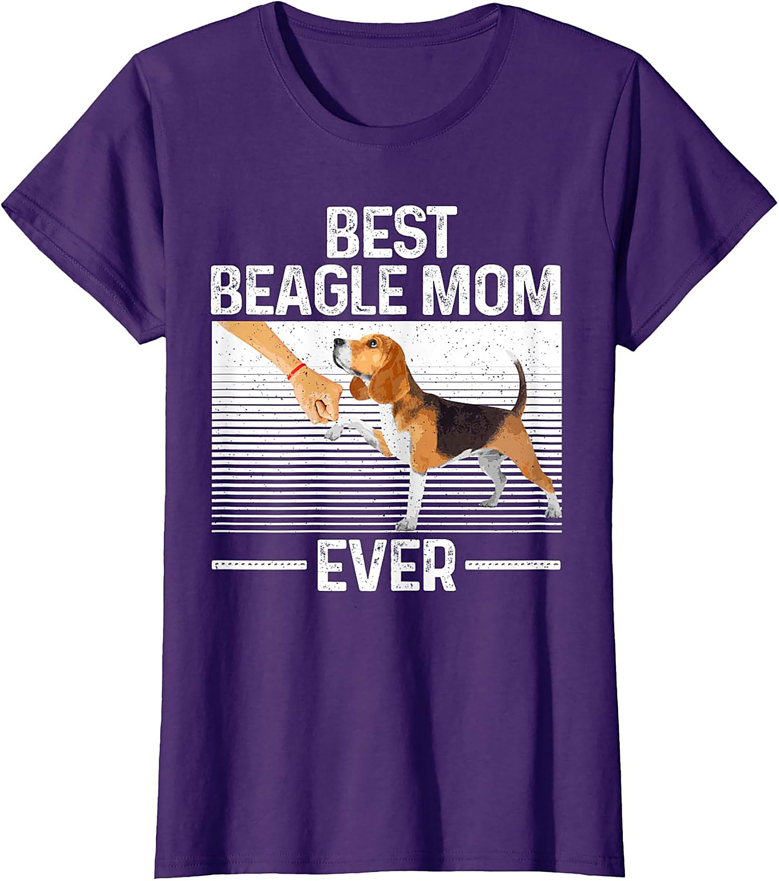Best Beagle Mom Ever Graphic Tee - Funny Dog Lover T-Shirt