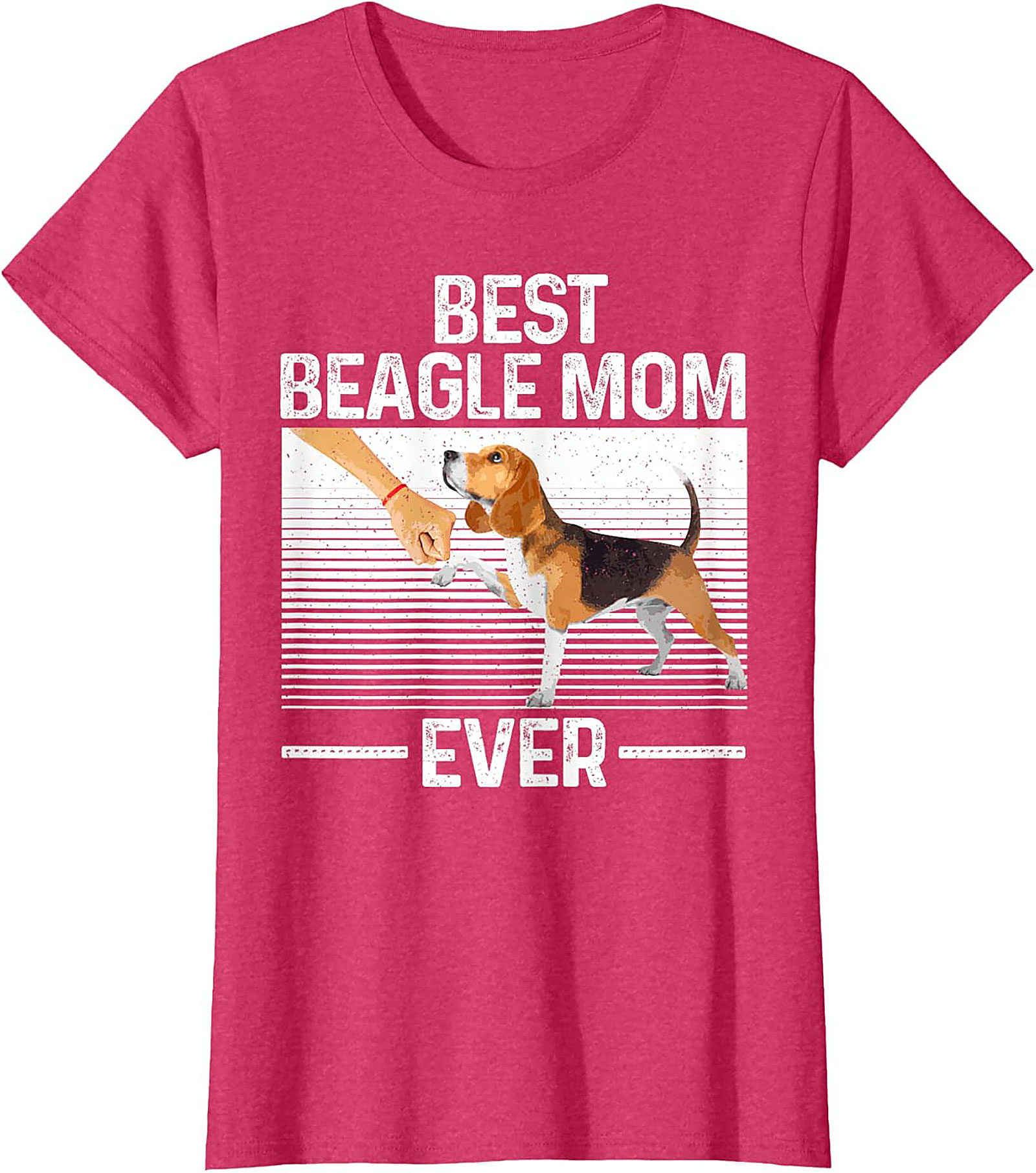 Best Beagle Mom Ever Graphic Tee - Funny Dog Lover T-Shirt