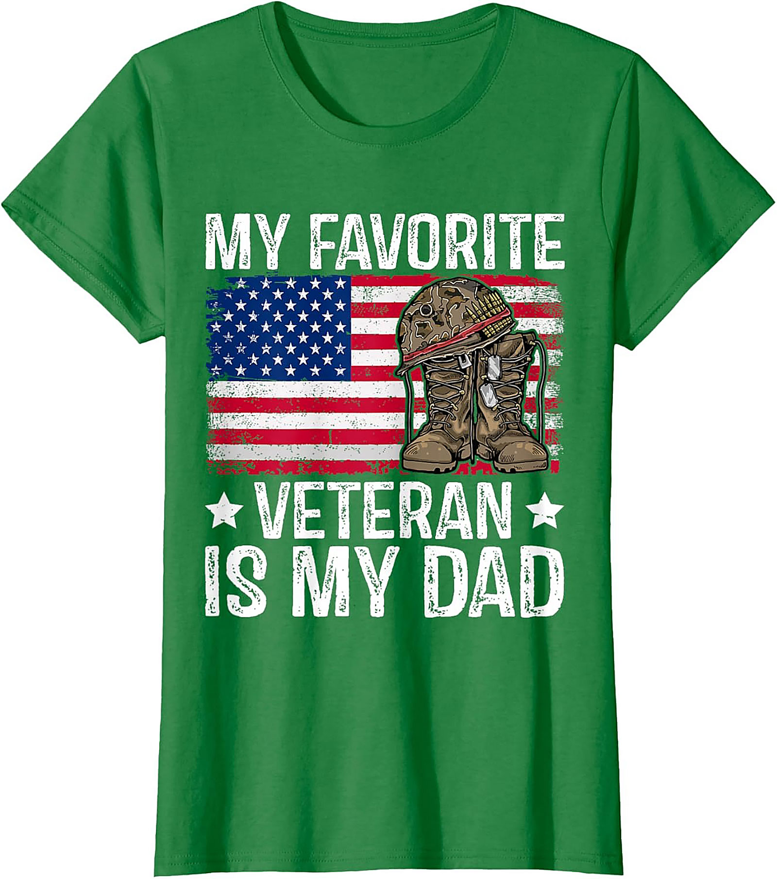 Veteran Dad T-Shirt | Patriotic Military Graphic Tee Gift