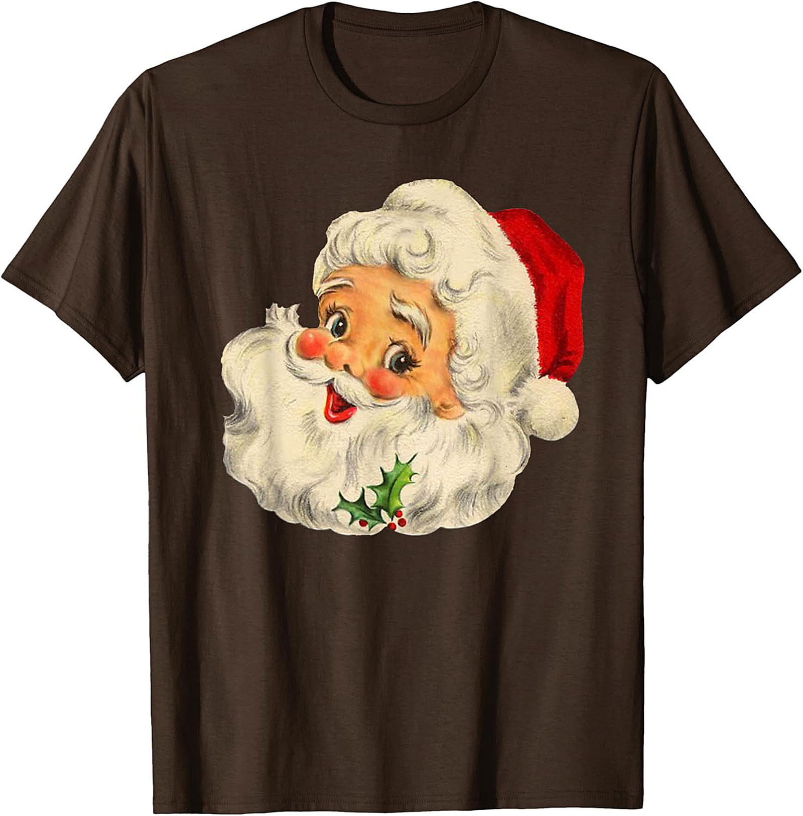 Vintage Santa Christmas T-Shirt Retro Graphic Tee