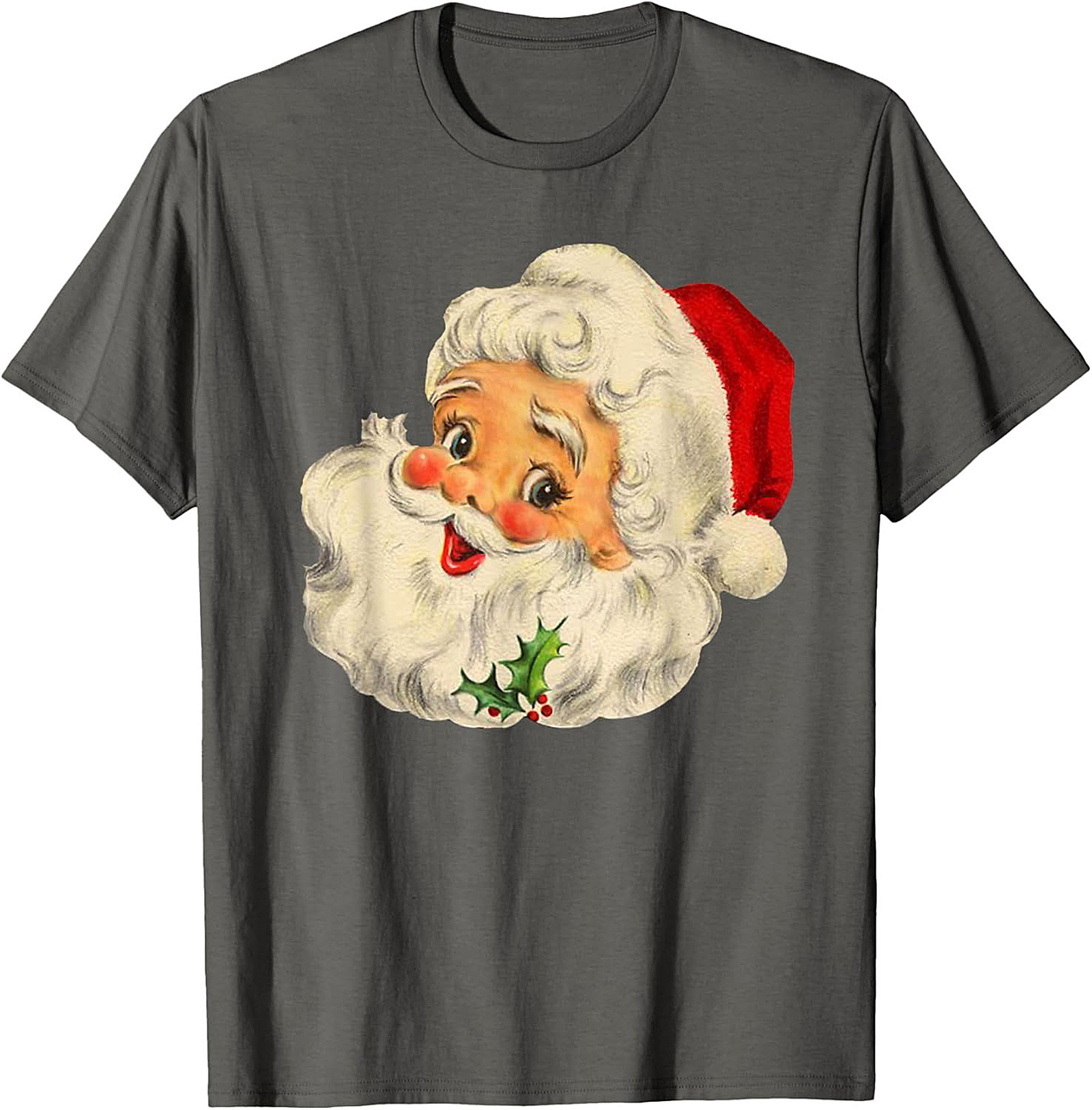 Vintage Santa Christmas T-Shirt Retro Graphic Tee