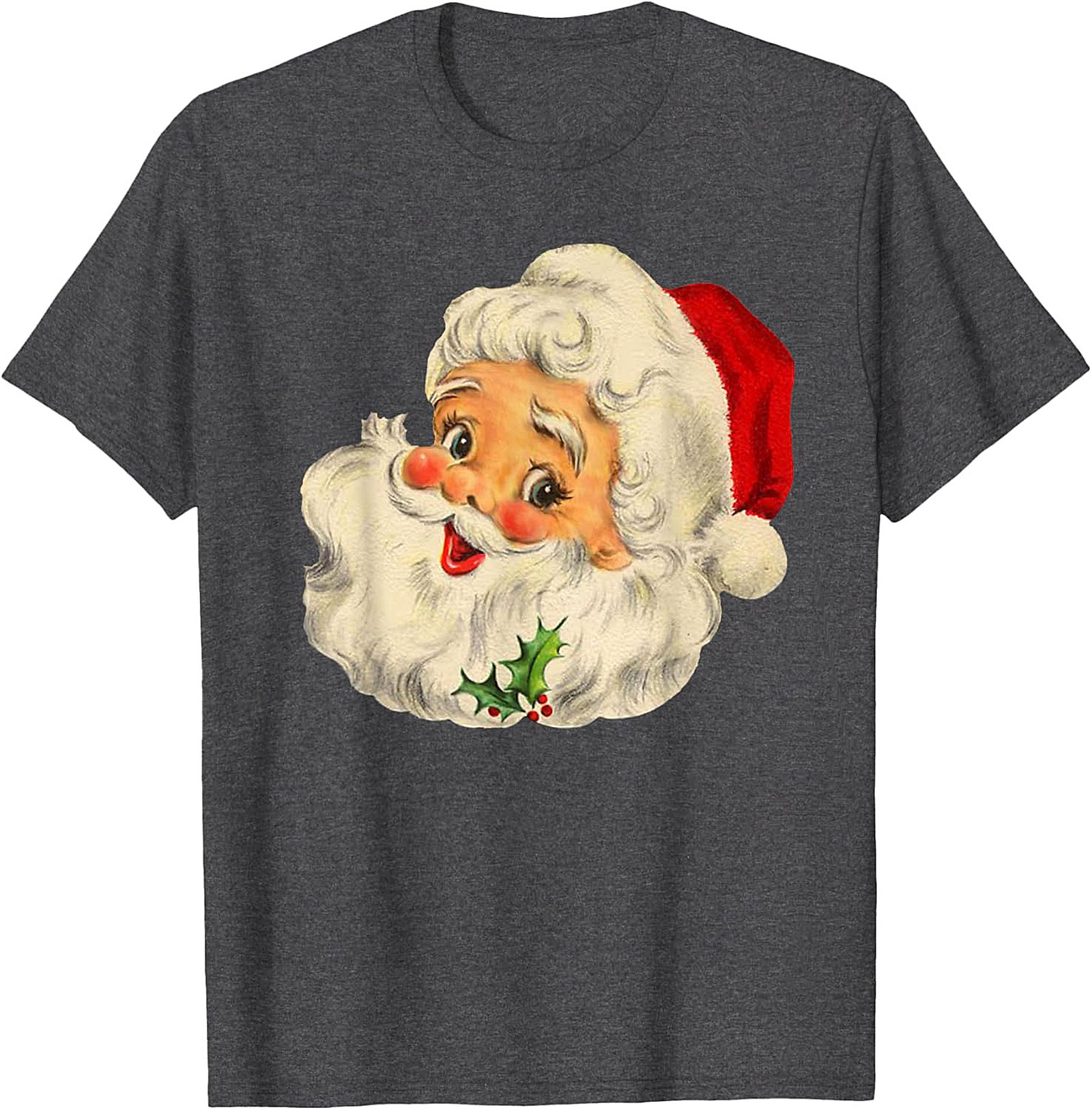 Vintage Santa Christmas T-Shirt Retro Graphic Tee