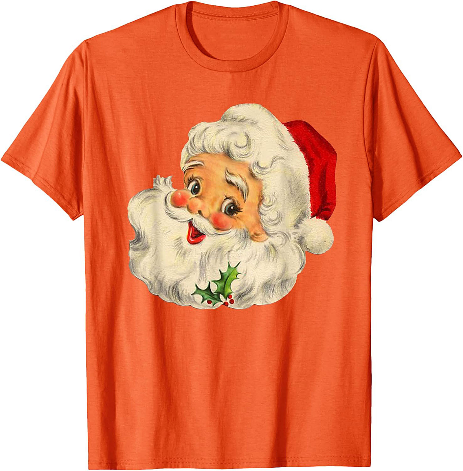 Vintage Santa Christmas T-Shirt Retro Graphic Tee