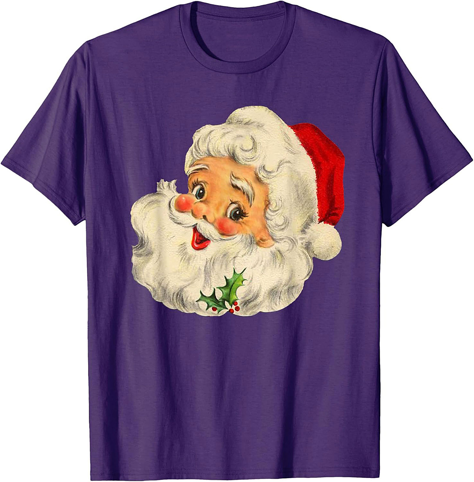 Vintage Santa Christmas T-Shirt Retro Graphic Tee