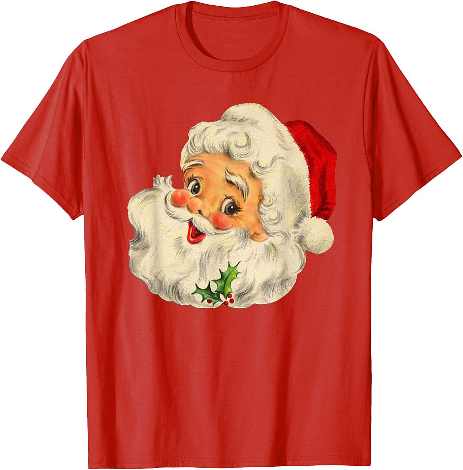 Vintage Santa Christmas T-Shirt Retro Graphic Tee