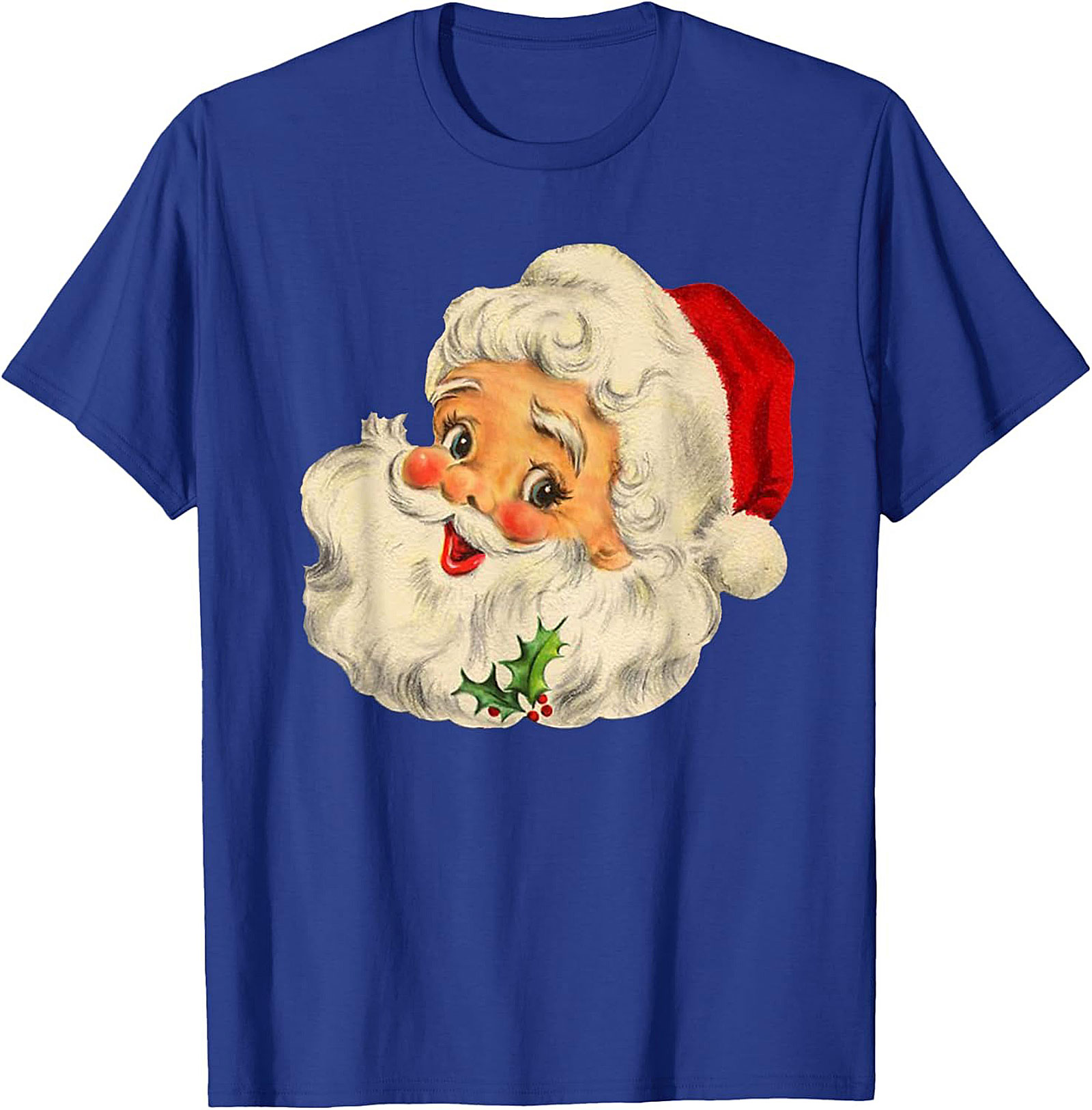 Vintage Santa Christmas T-Shirt Retro Graphic Tee
