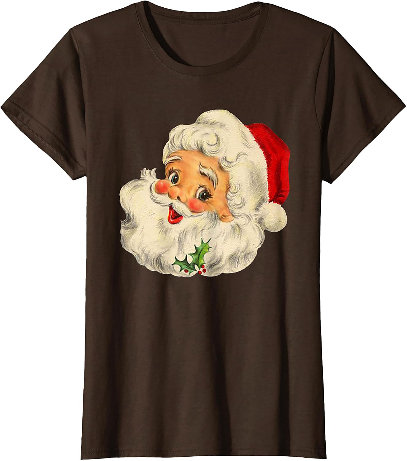 Vintage Santa Christmas T-Shirt Retro Graphic Tee