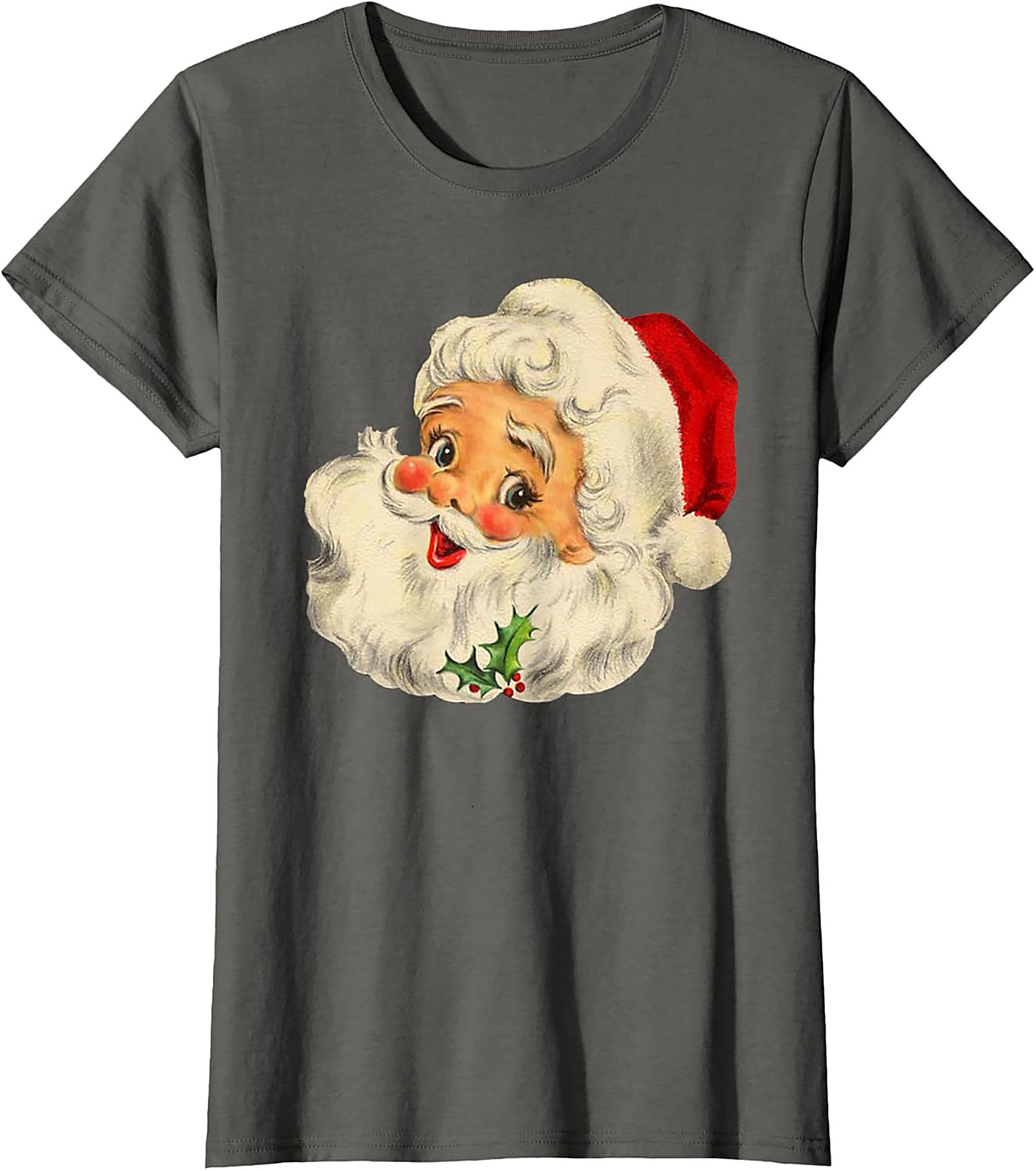 Vintage Santa Christmas T-Shirt Retro Graphic Tee