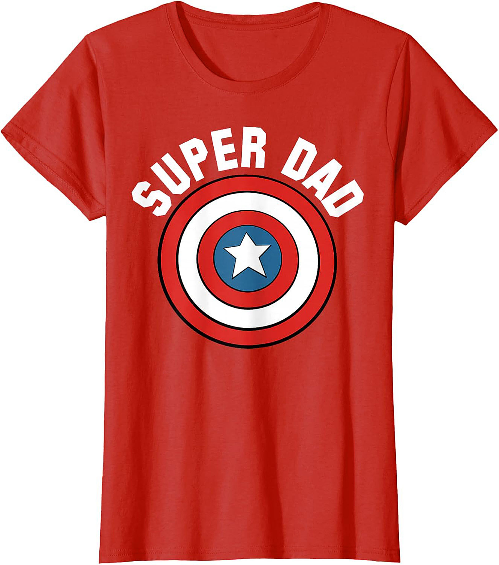 Super Dad T-Shirt Superhero Shield Tee  Father's Day Gift