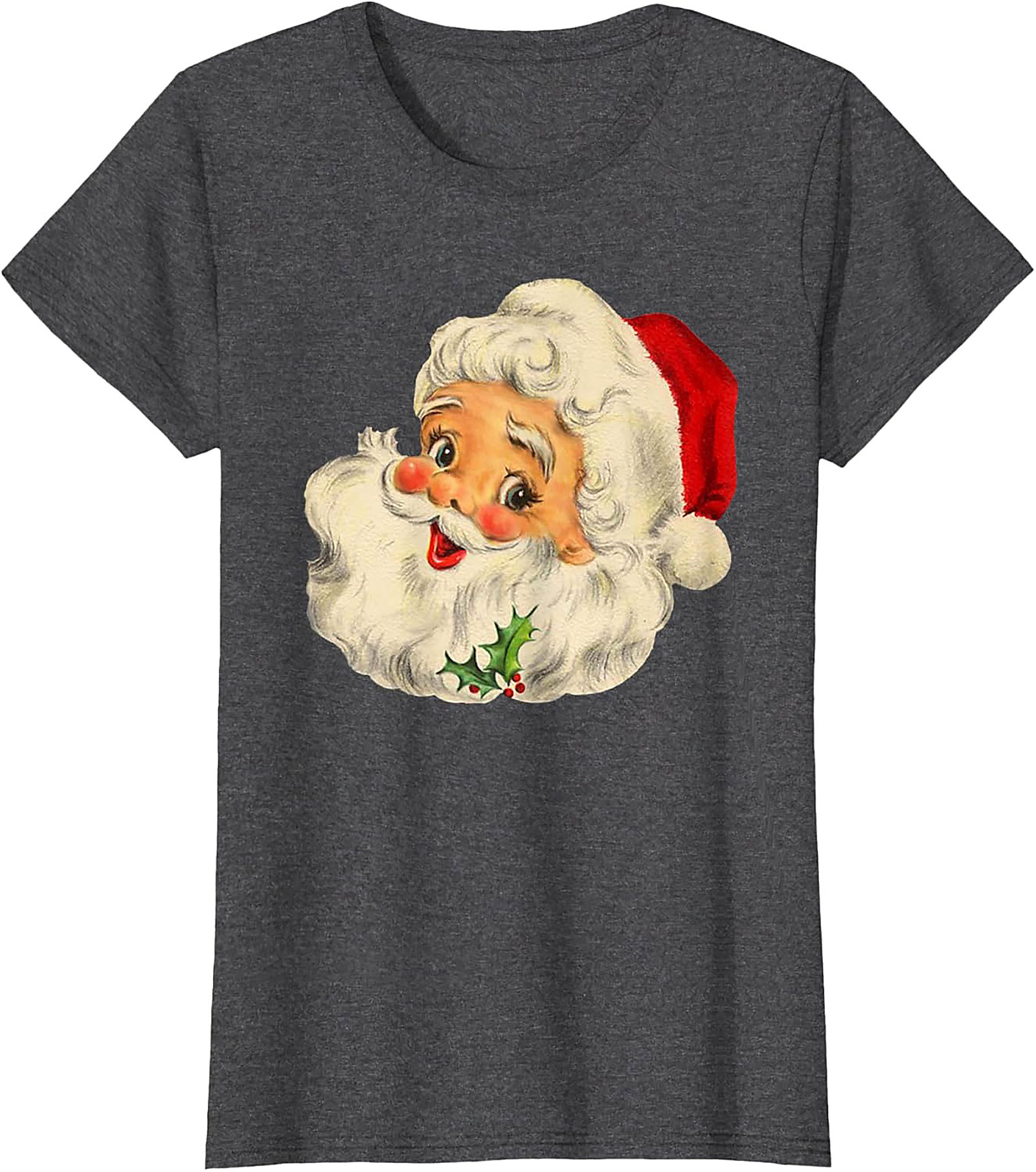 Vintage Santa Christmas T-Shirt Retro Graphic Tee