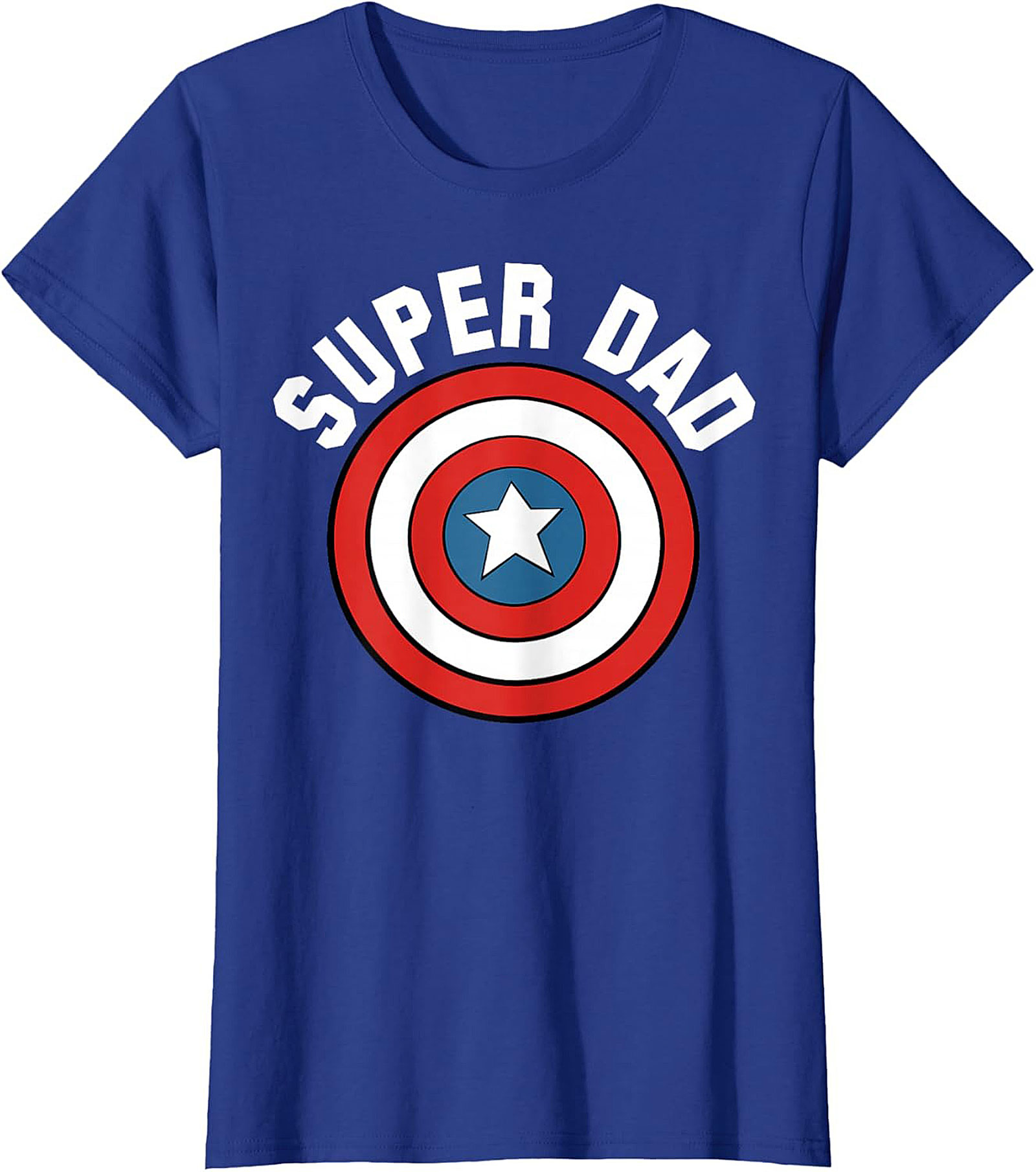 Super Dad T-Shirt Superhero Shield Tee  Father's Day Gift