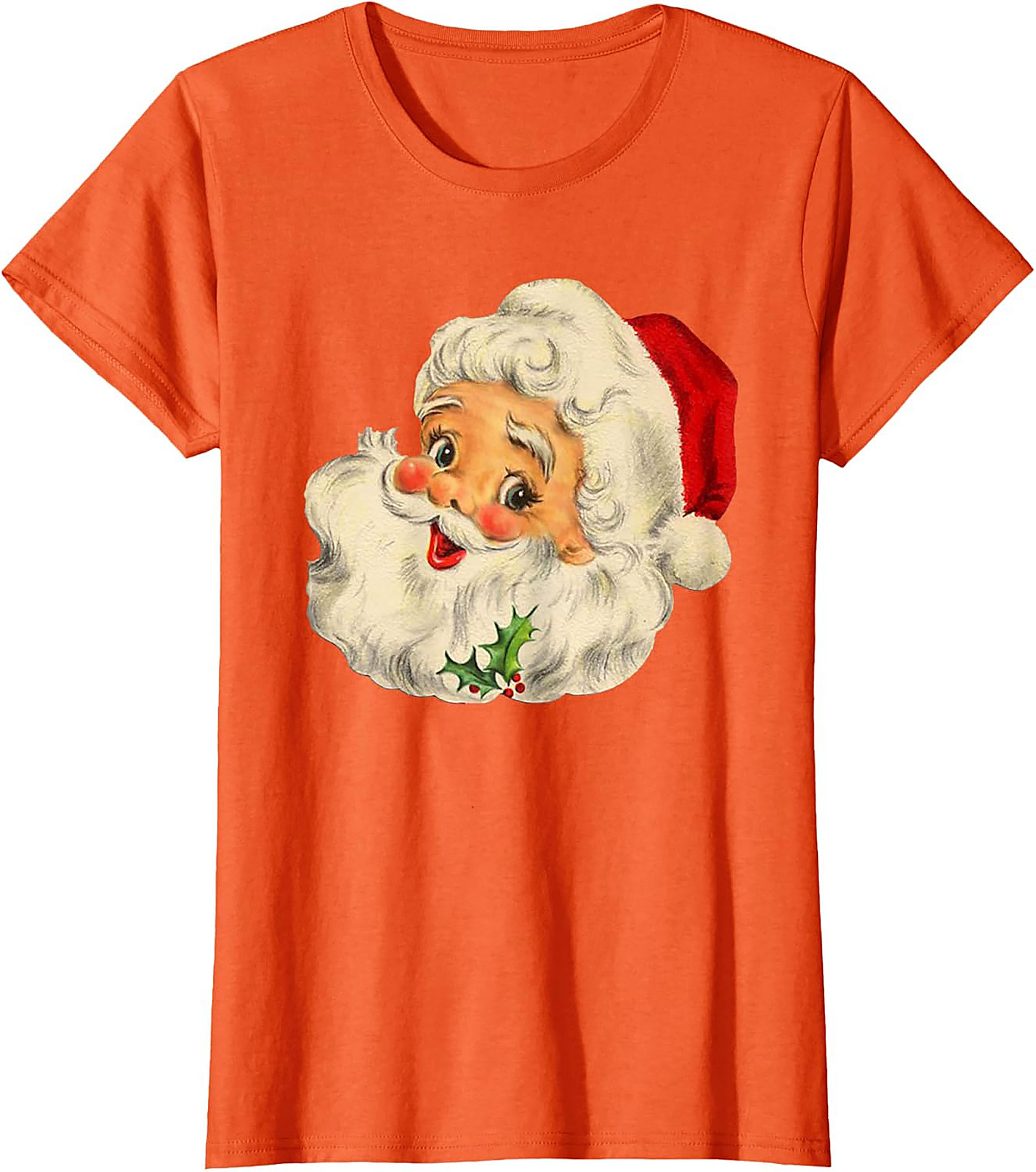 Vintage Santa Christmas T-Shirt Retro Graphic Tee