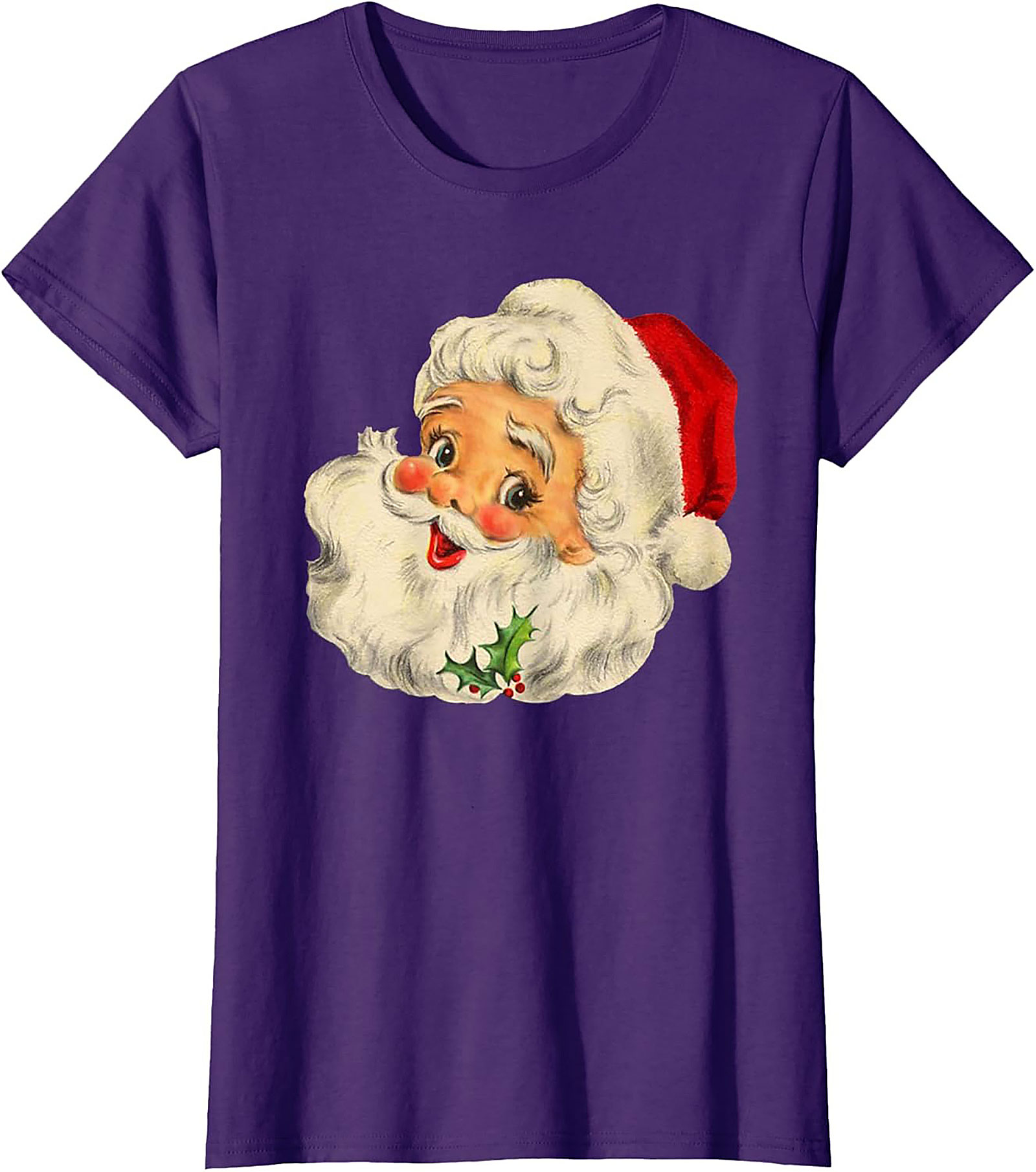 Vintage Santa Christmas T-Shirt Retro Graphic Tee