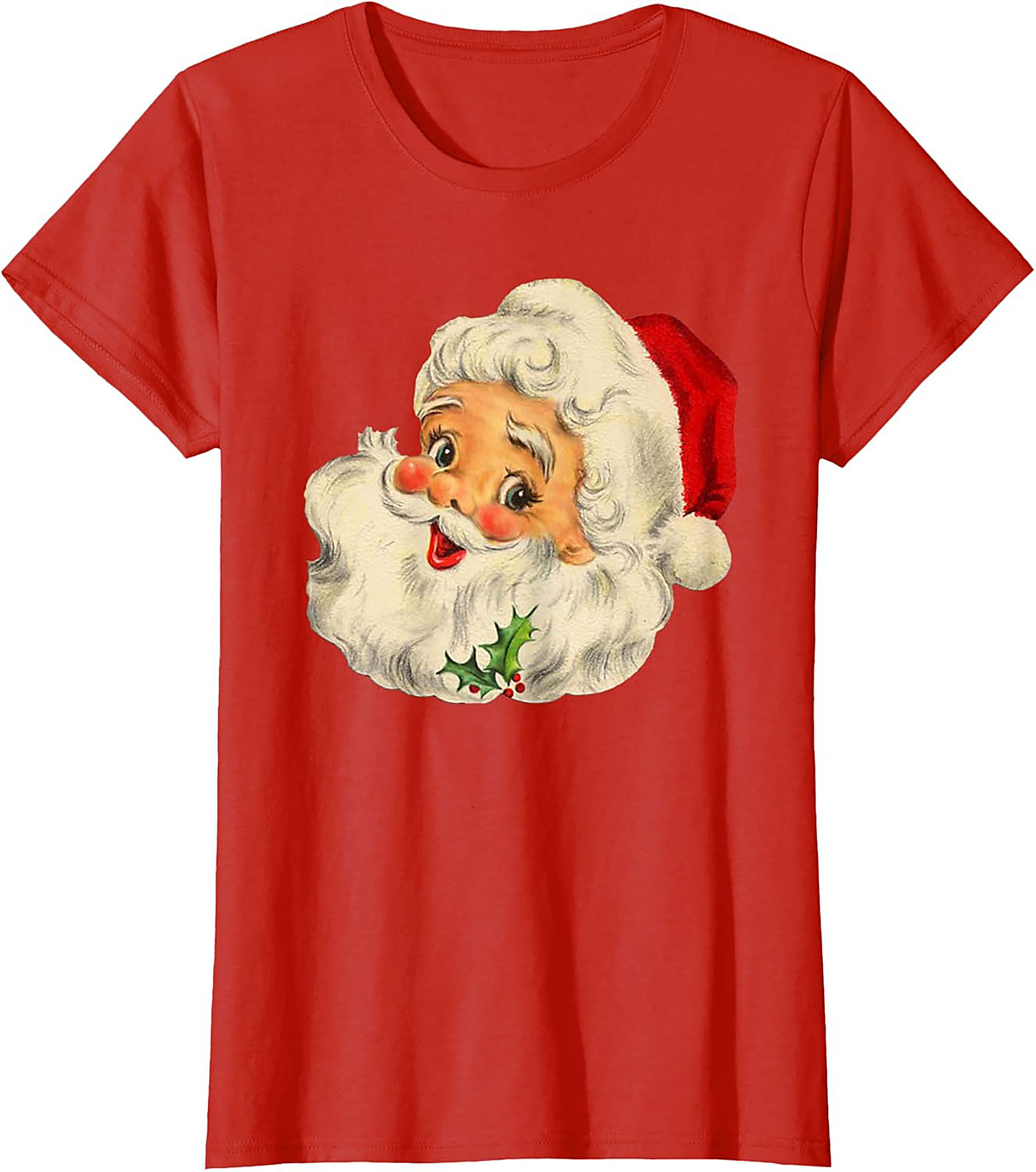 Vintage Santa Christmas T-Shirt Retro Graphic Tee