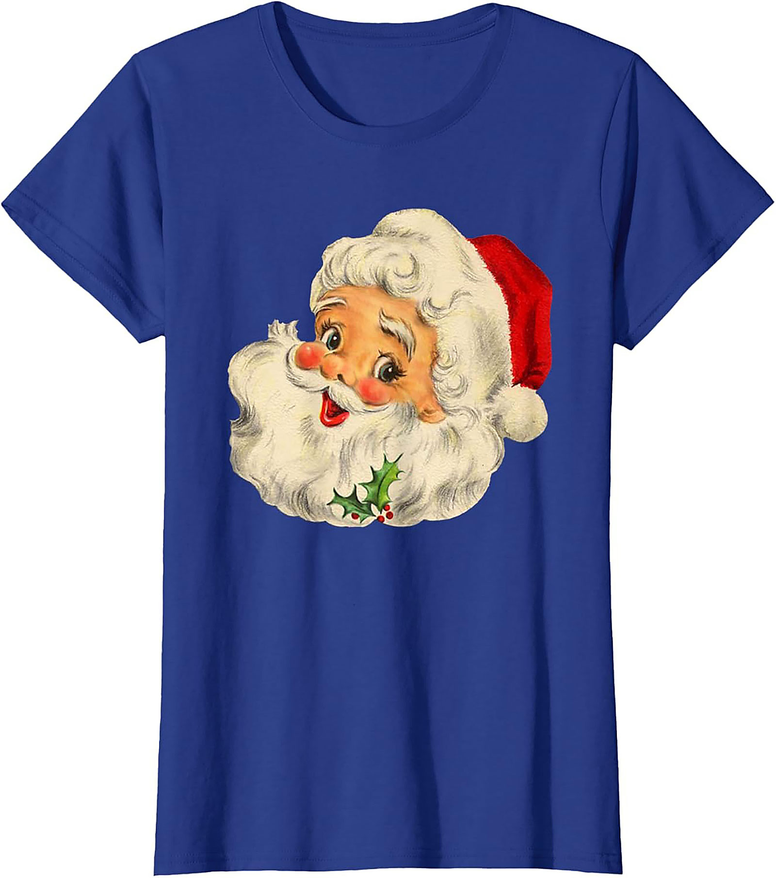 Vintage Santa Christmas T-Shirt Retro Graphic Tee