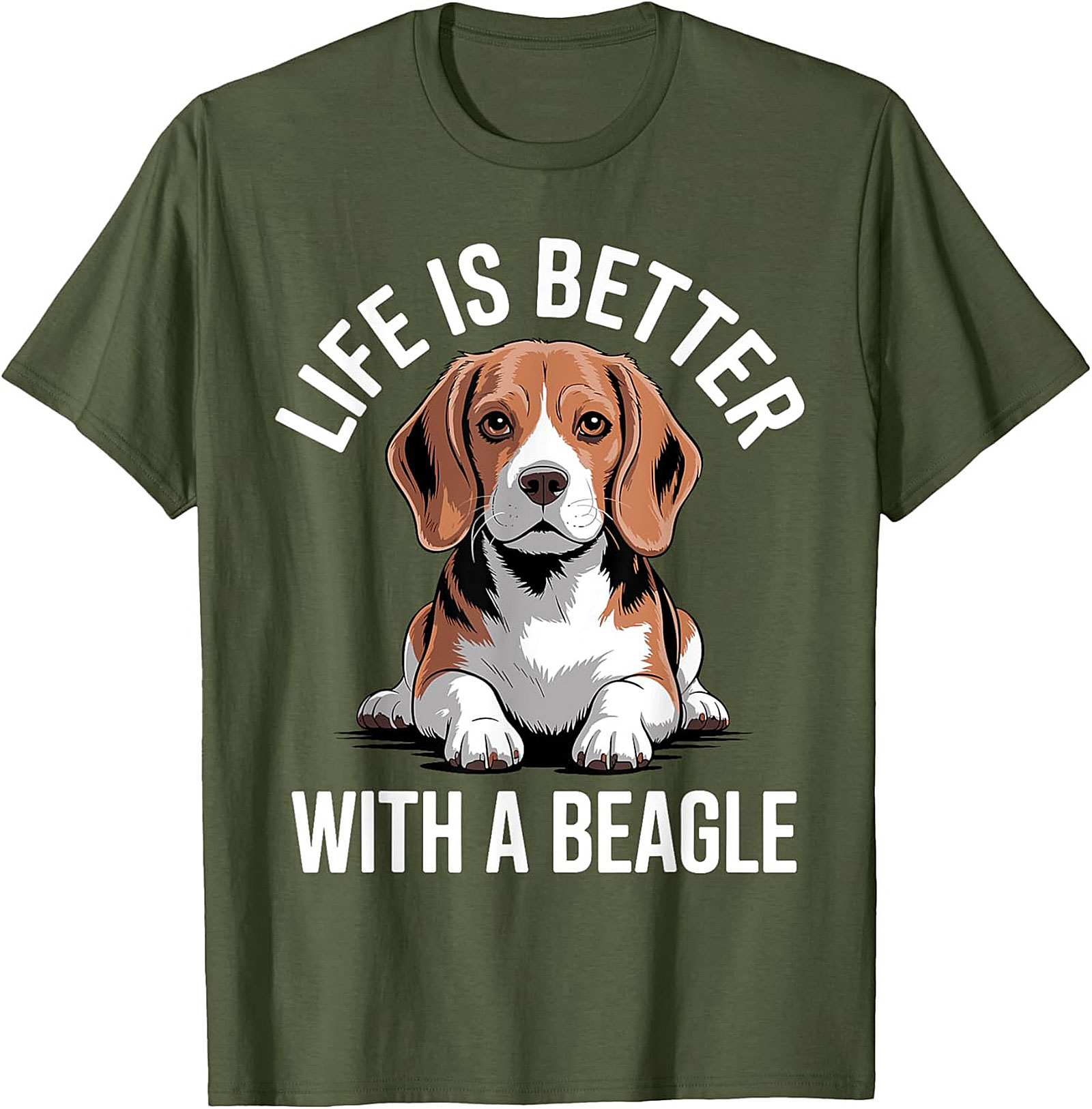 Life Is Better With A Beagle T-shirt - Funny Dog Lover Graphic Tee