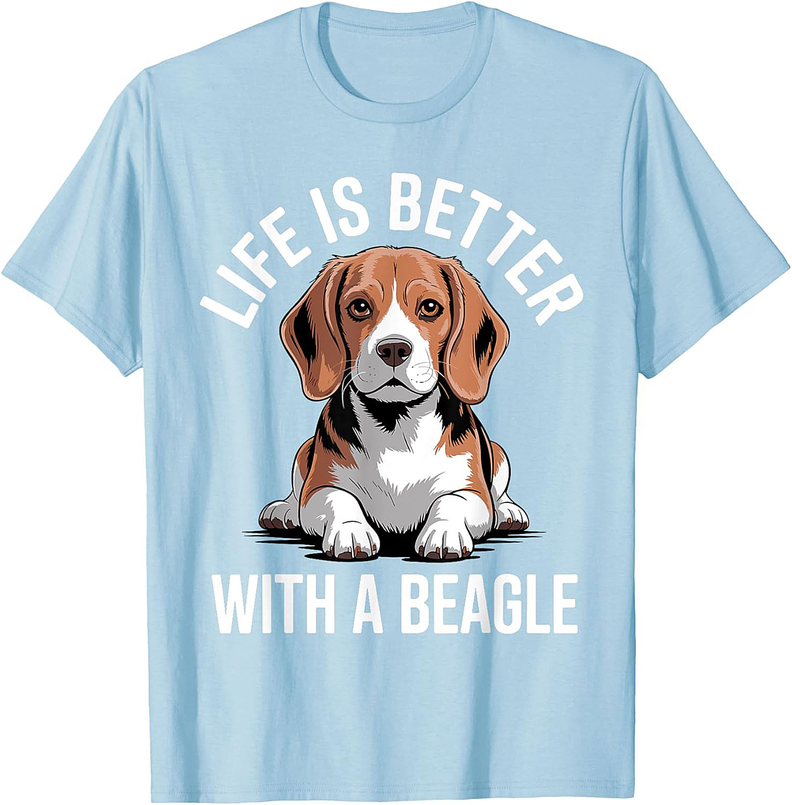 Life Is Better With A Beagle T-shirt - Funny Dog Lover Graphic Tee