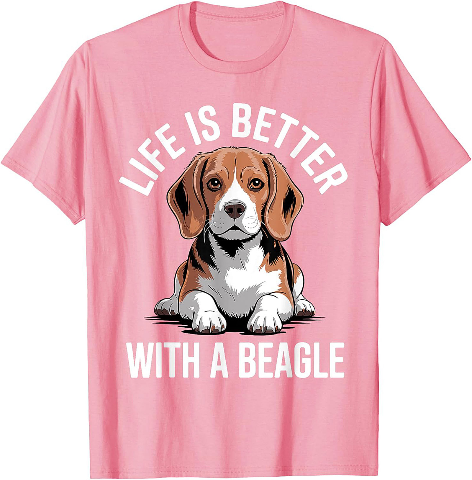 Life Is Better With A Beagle T-shirt - Funny Dog Lover Graphic Tee