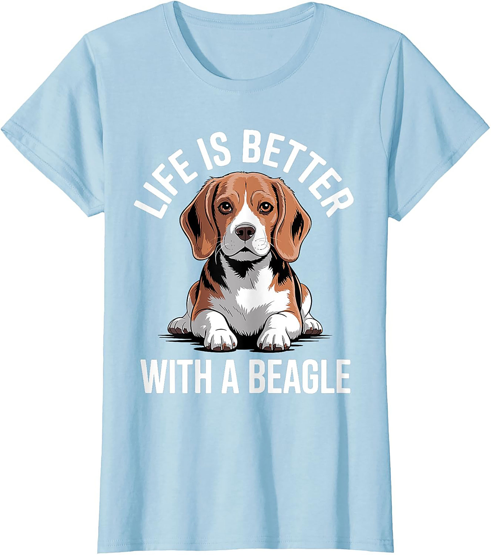 Life Is Better With A Beagle T-shirt - Funny Dog Lover Graphic Tee